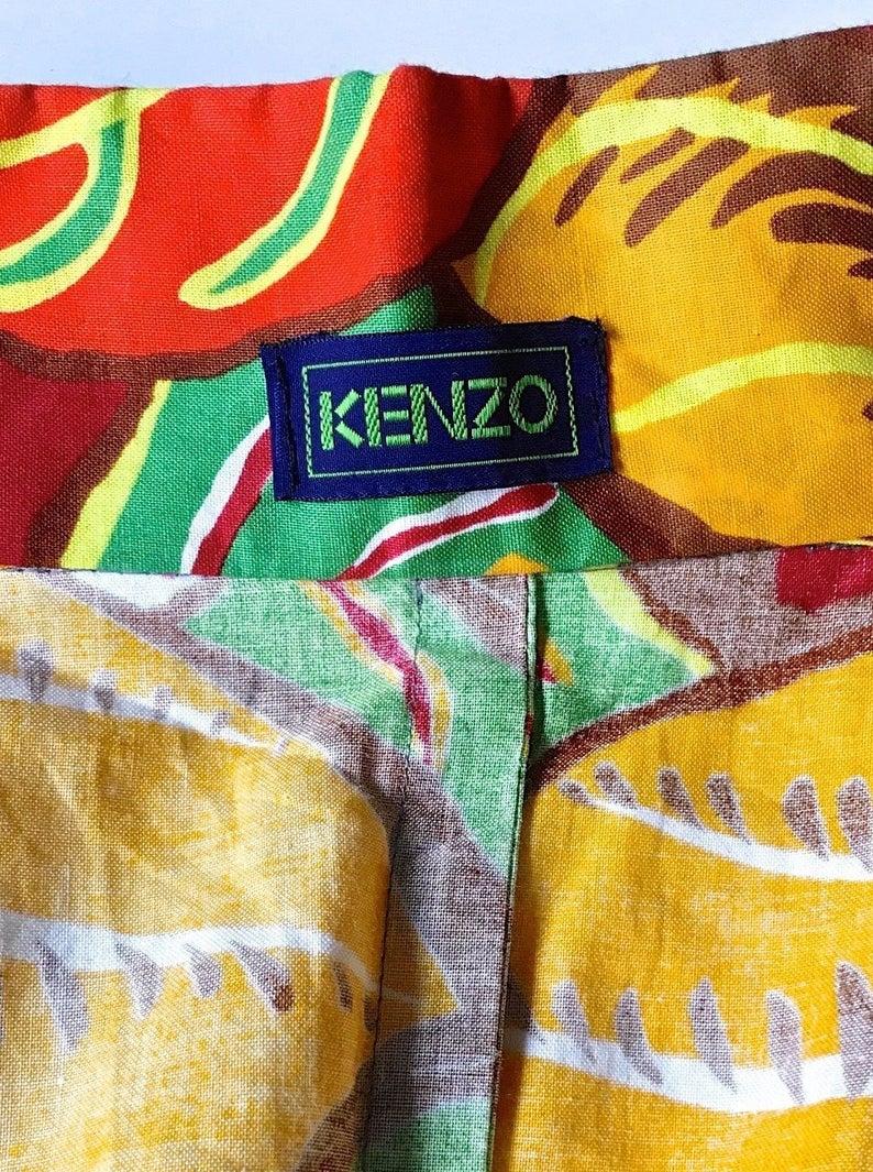 Vintage KENZO Floral Haori Kimono Coat For Sale 5