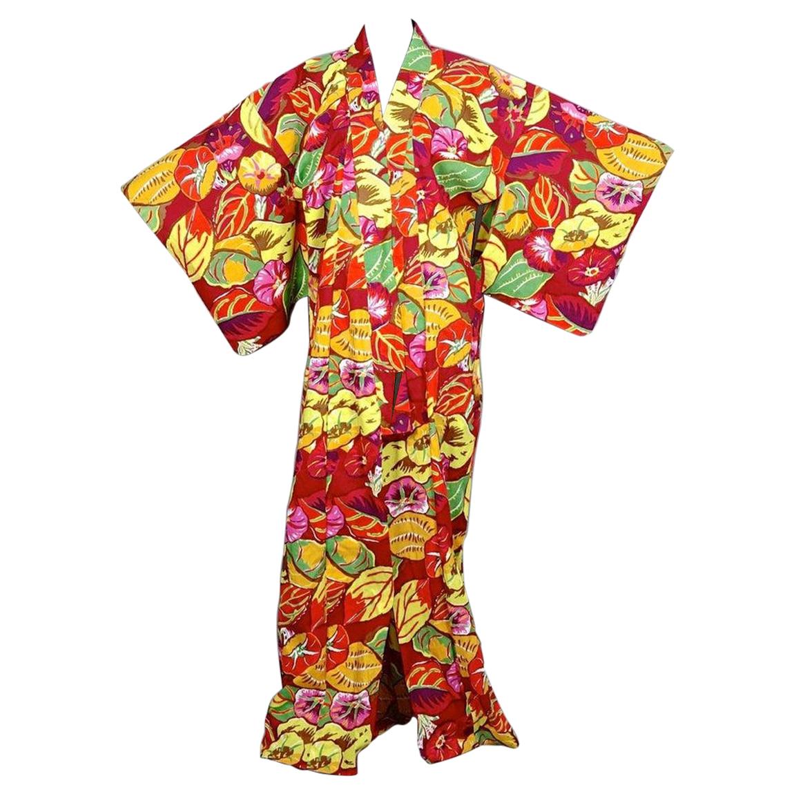 Vintage KENZO Floral Haori Kimono Coat