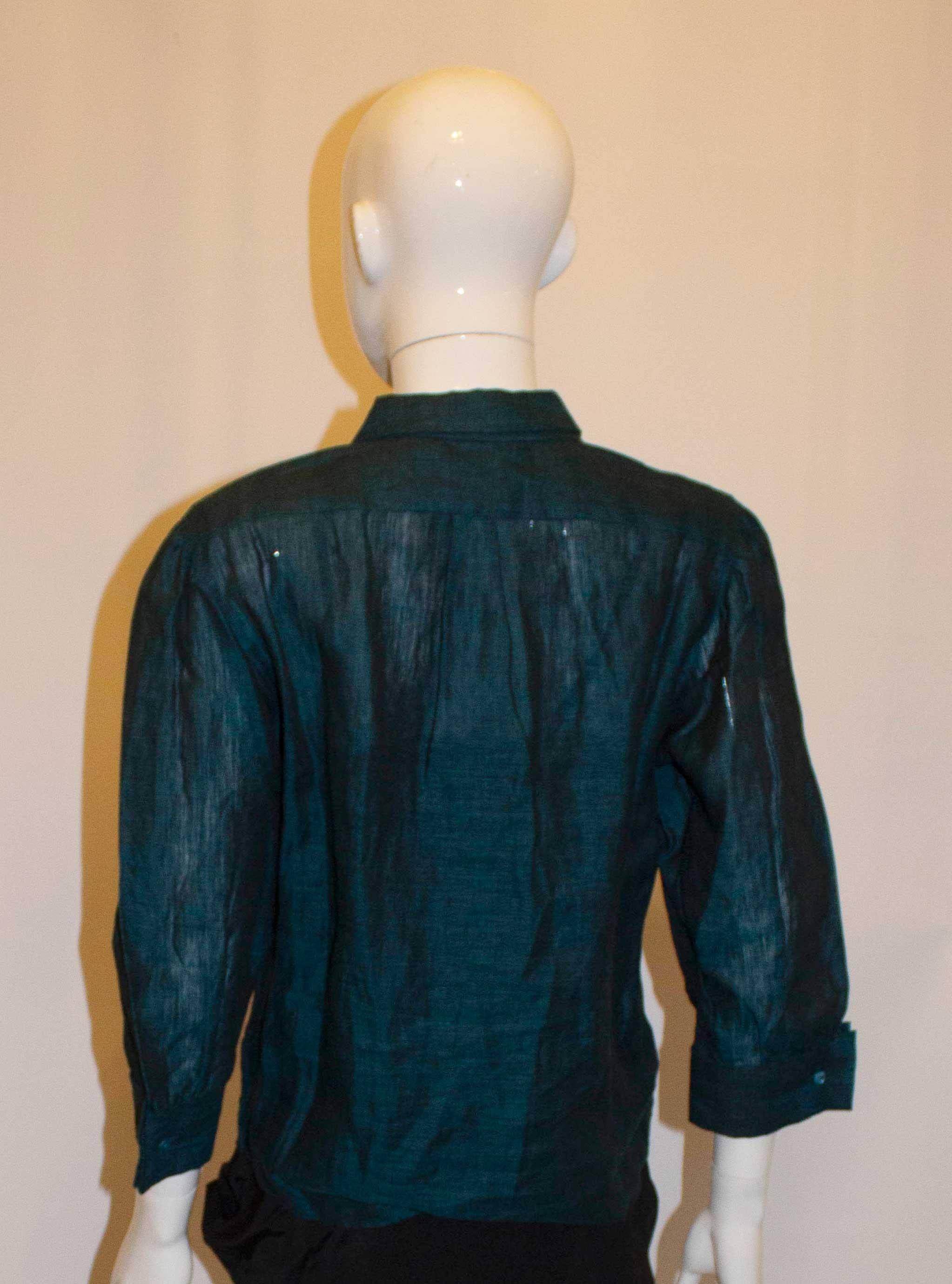 Kenzo Frill Hemd, Vintage im Angebot 2
