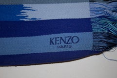 Vintage Kenzo Paris Obi Style Belt in Shades of Blue