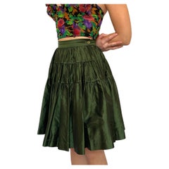 Vintage Kenzo Silk Taffeta Skirt
