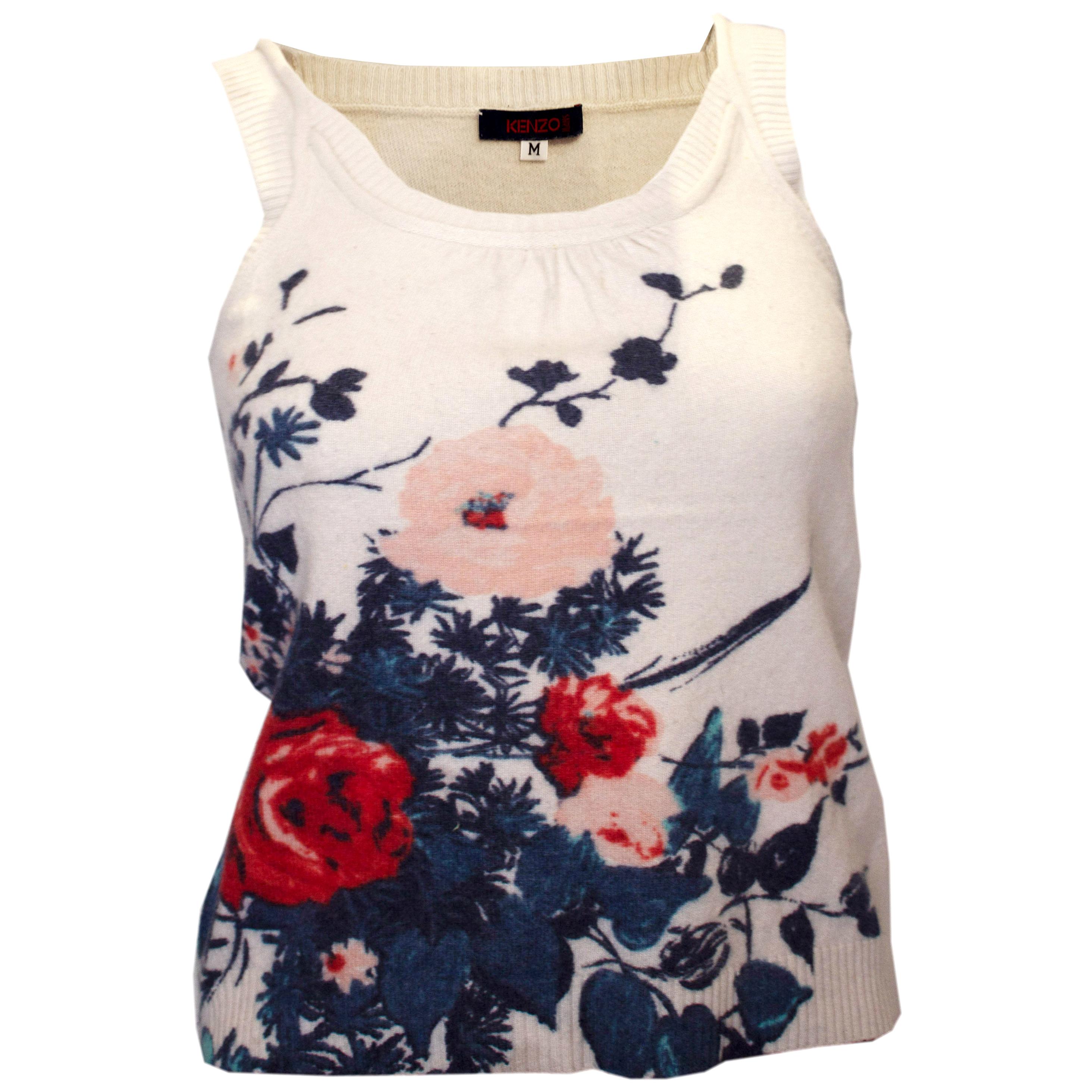 Canotta Kenzo vintage in vendita
