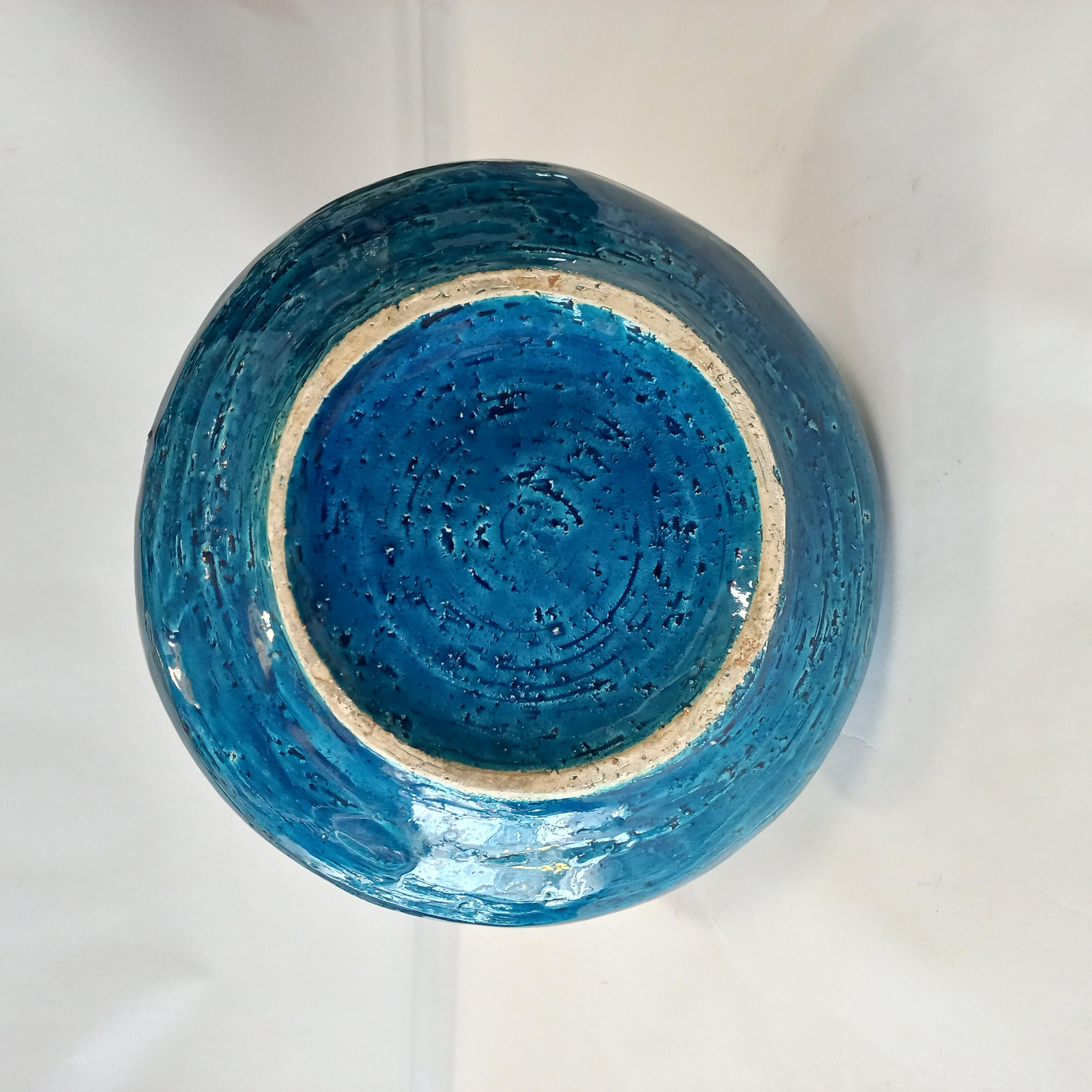 Vintage ceramic vase by Aldo Londi for Bitossi, 1965 In Good Condition For Sale In Vienna, AT