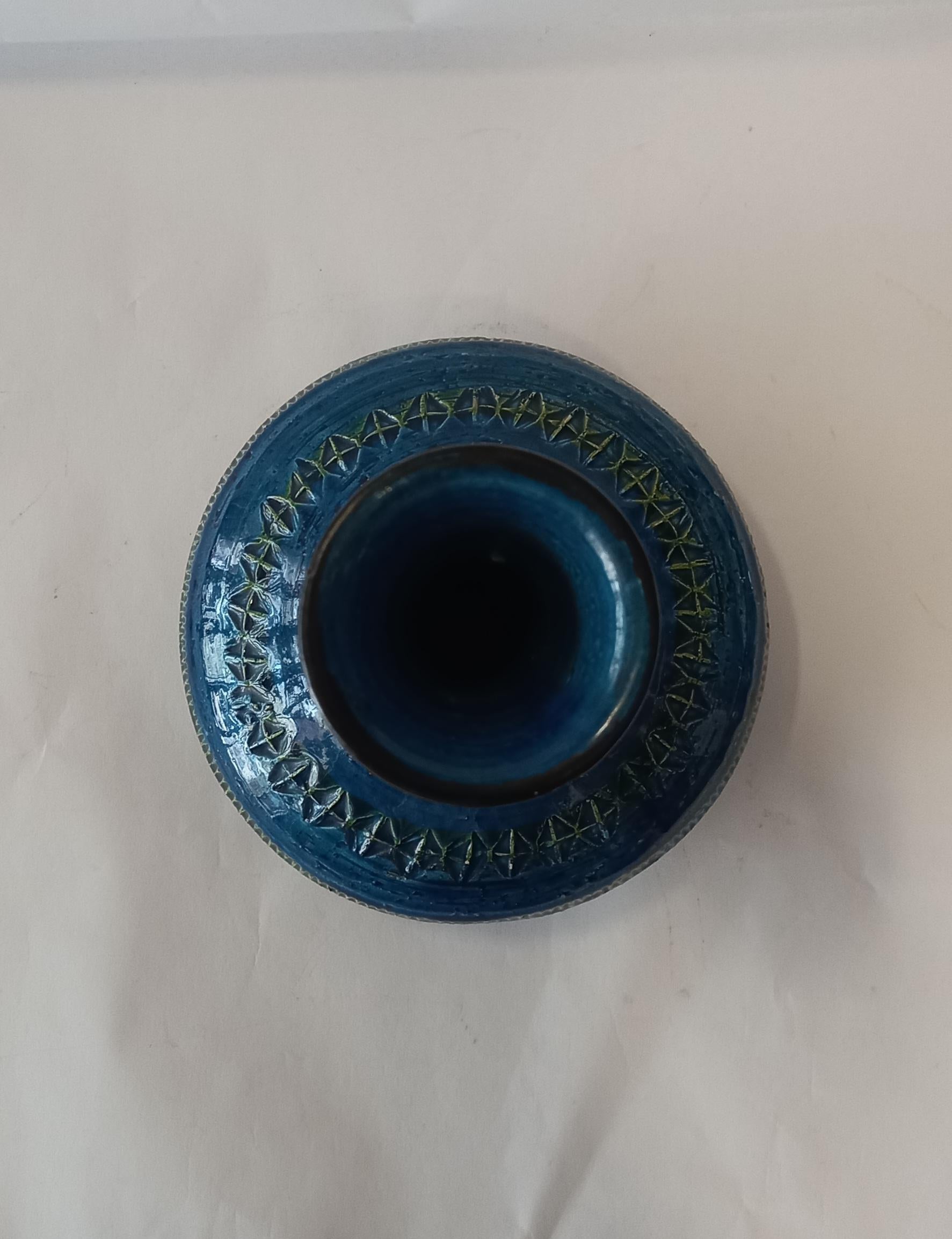 Mid-20th Century Vintage ceramic vase by Aldo Londi for Bitossi, 1965 For Sale