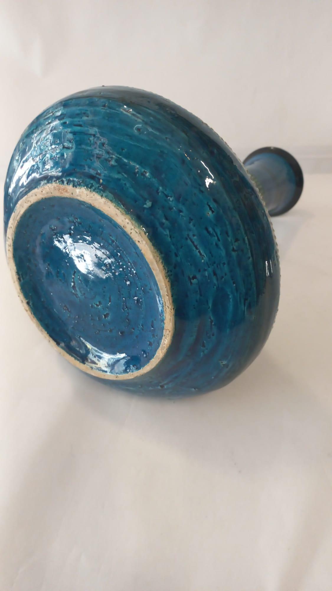Vintage ceramic vase by Aldo Londi for Bitossi, 1965 For Sale 1