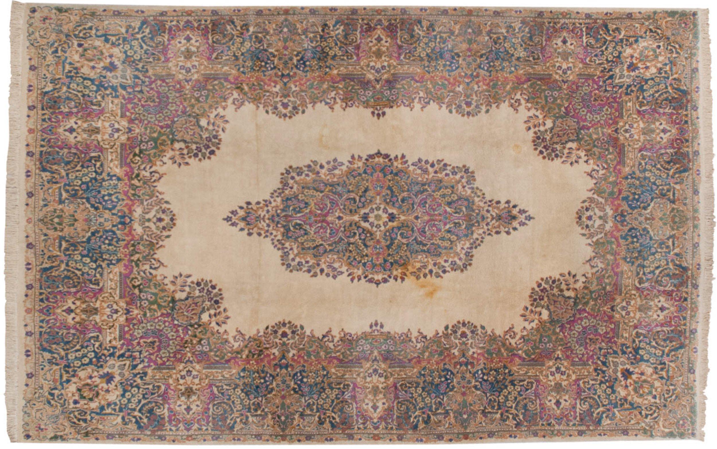 Vintage Kerman Carpet For Sale 8