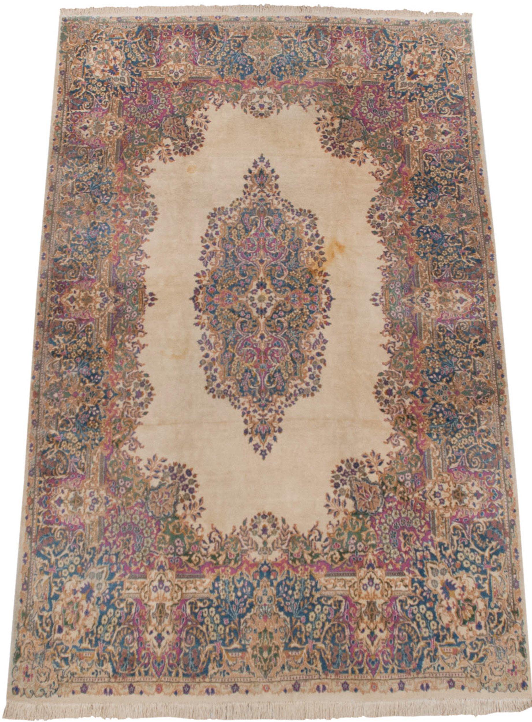 Vintage Kerman Carpet For Sale 9