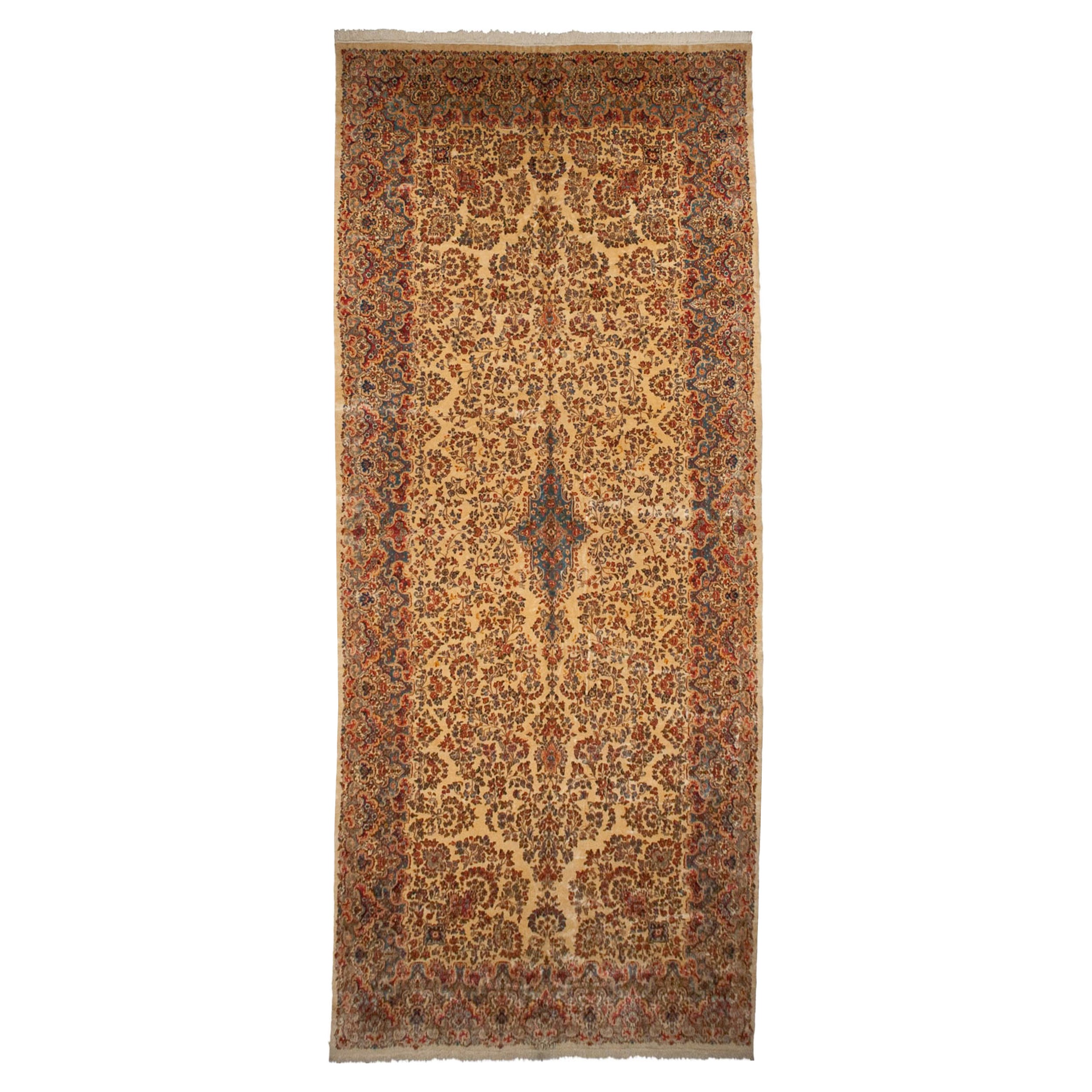 Tappeto Kerman vintage in vendita