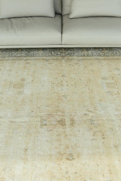 Vintage Kerman Distressed Rug