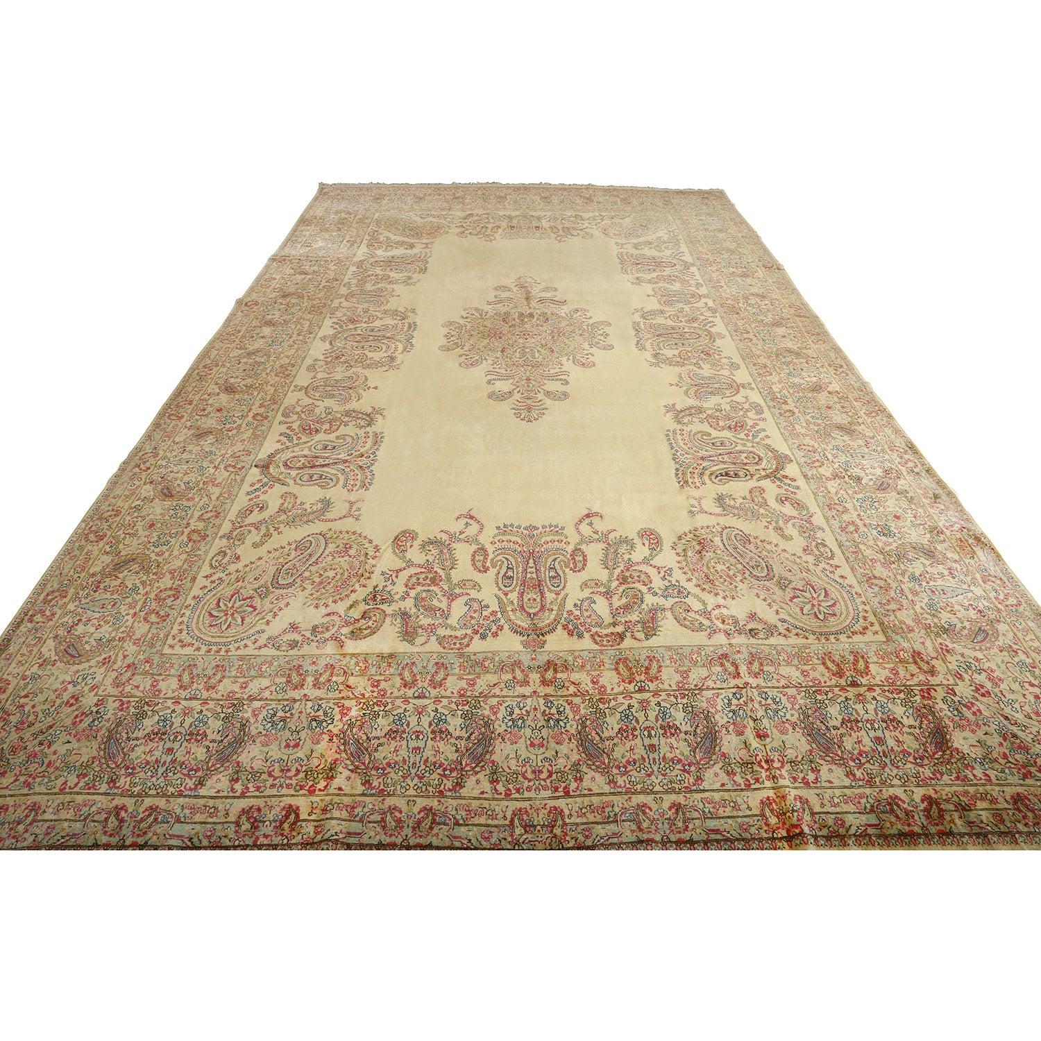 Persiano Tappeto persiano Vintage By - Dimensioni: 17'3 X 11'4 in vendita