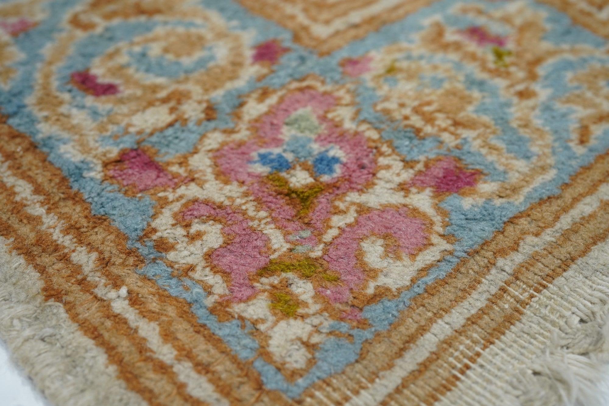 Wool Vintage Kerman Rug 2'0