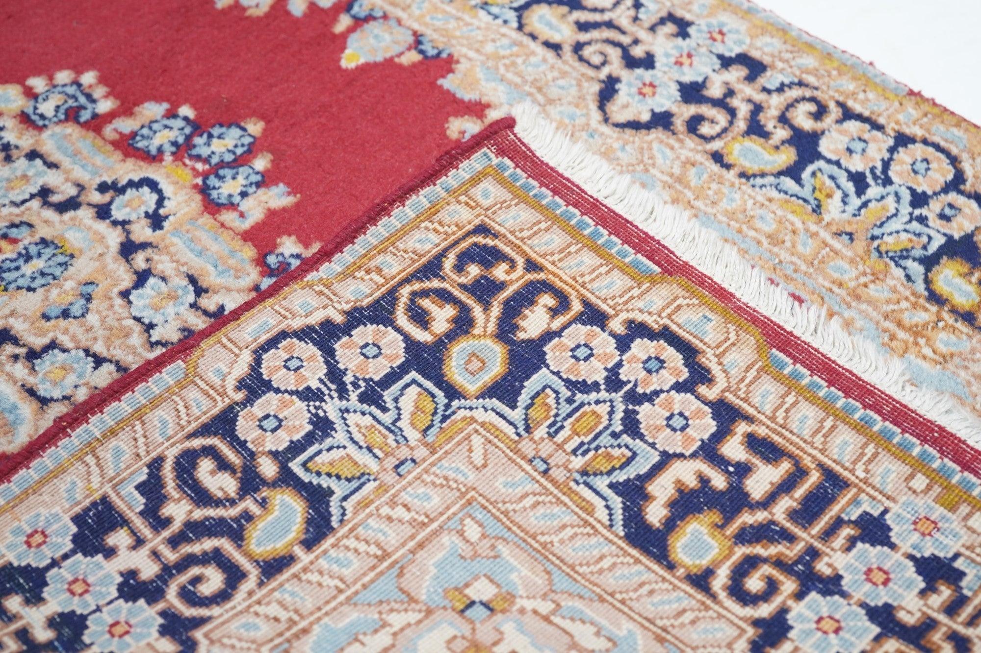 Kerman-Teppich im Vintage-Stil, 2'10
