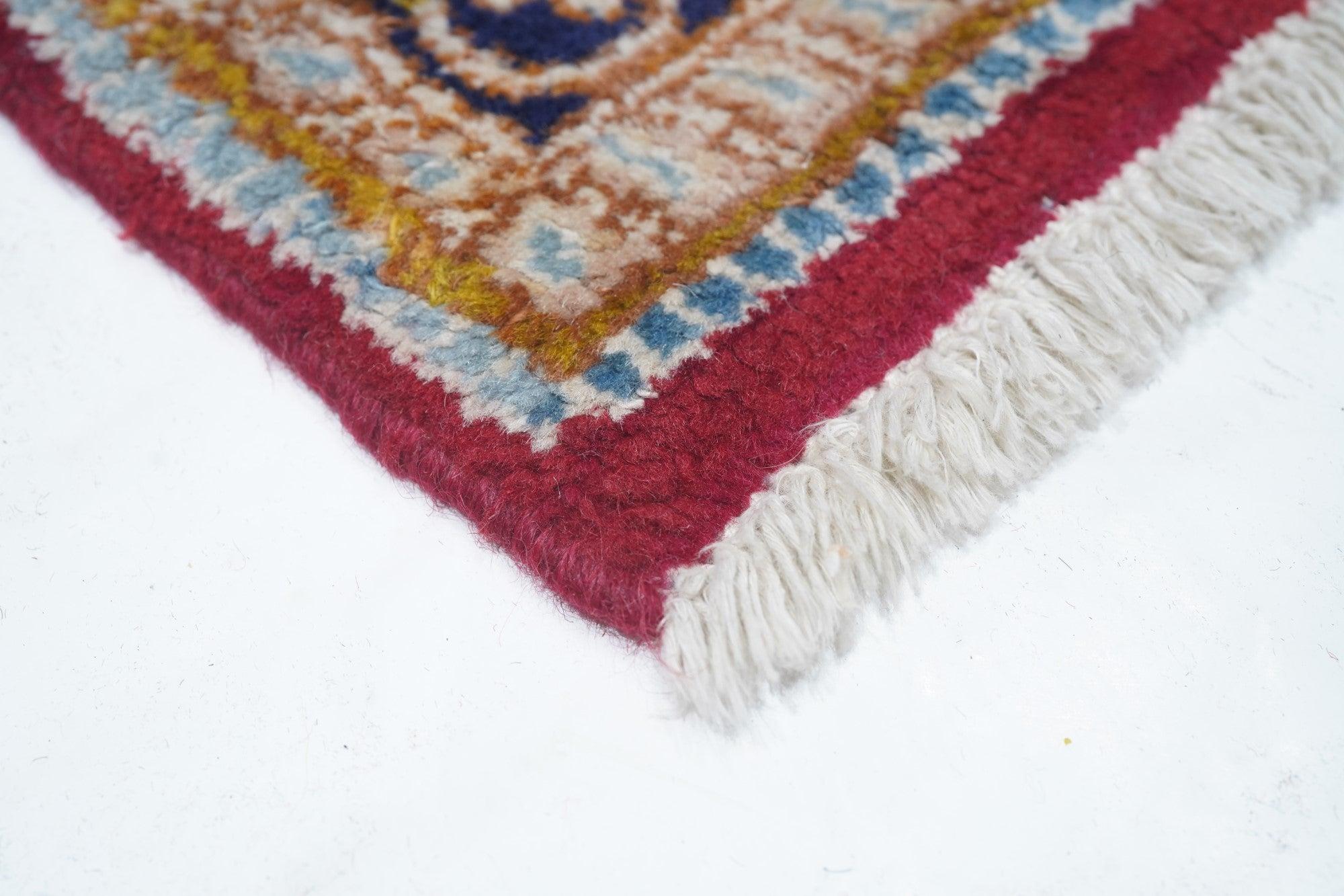 Kerman-Teppich im Vintage-Stil, 2'10