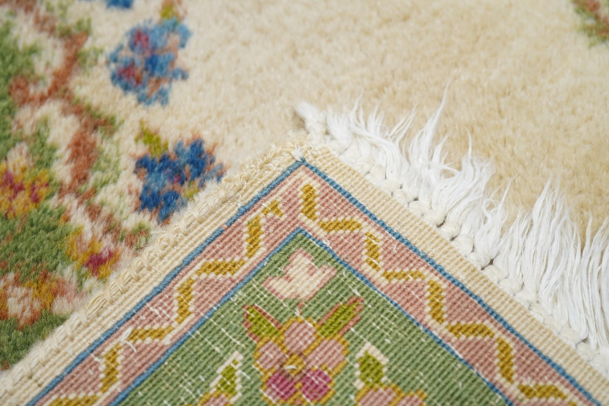 Kerman-Teppich im Vintage-Stil, 3' x 4'11'' im Angebot 5