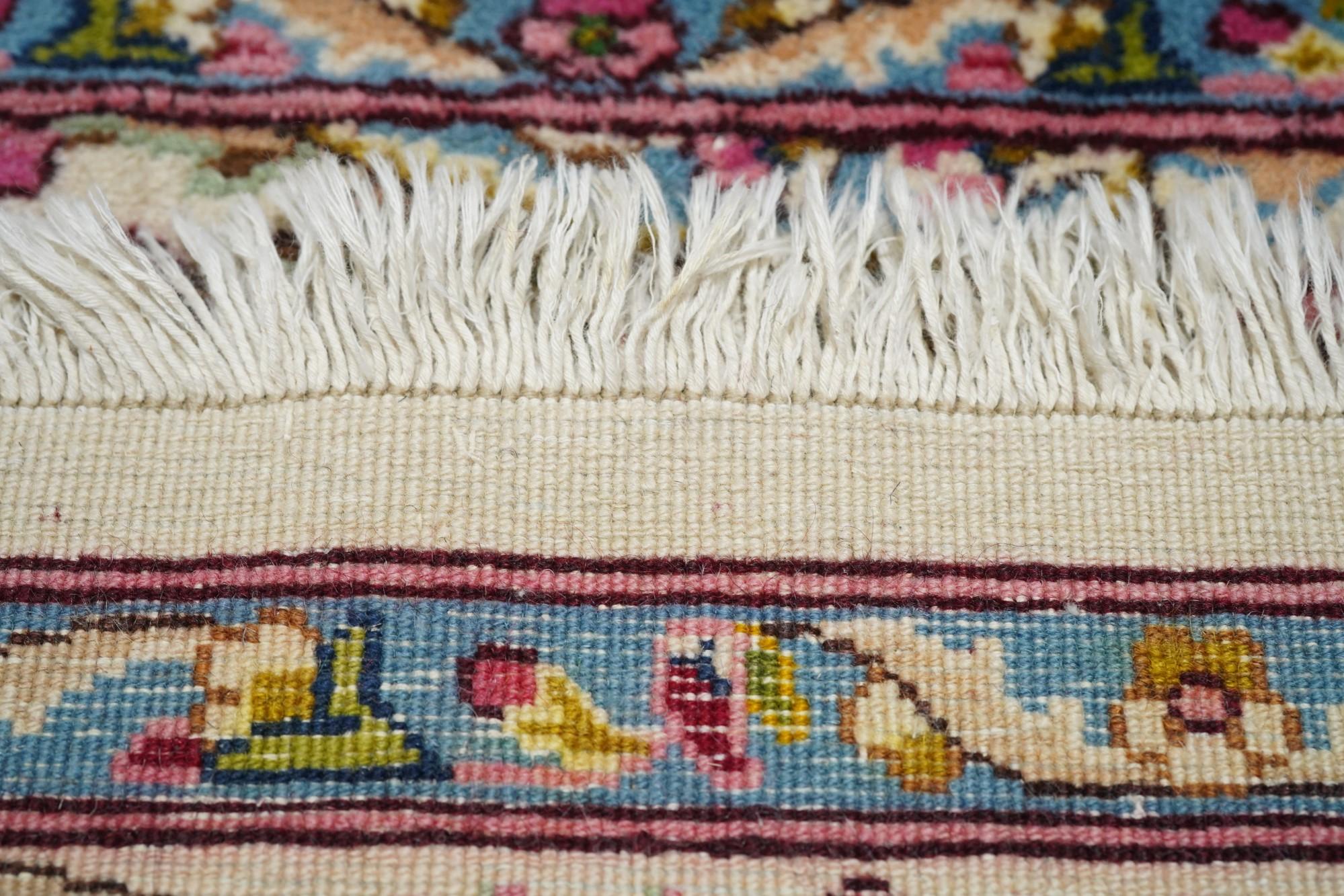 Kerman-Teppich im Vintage-Stil 5'0