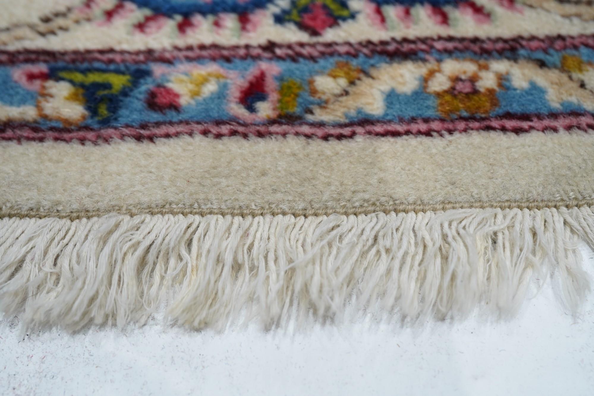 Wool Vintage Kerman Rug For Sale