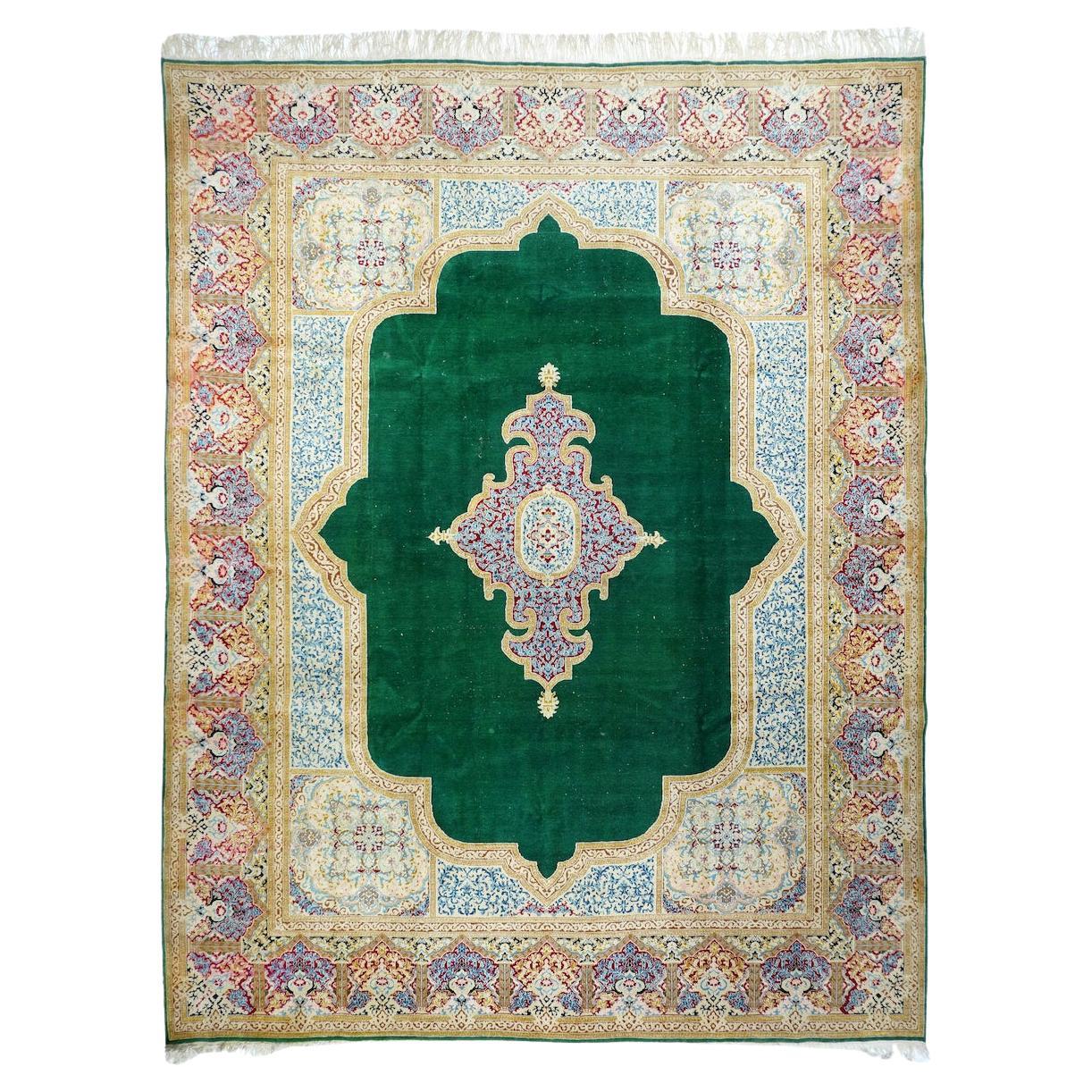 Alfombra Vintage Kerman 9'1'' x 12'3''