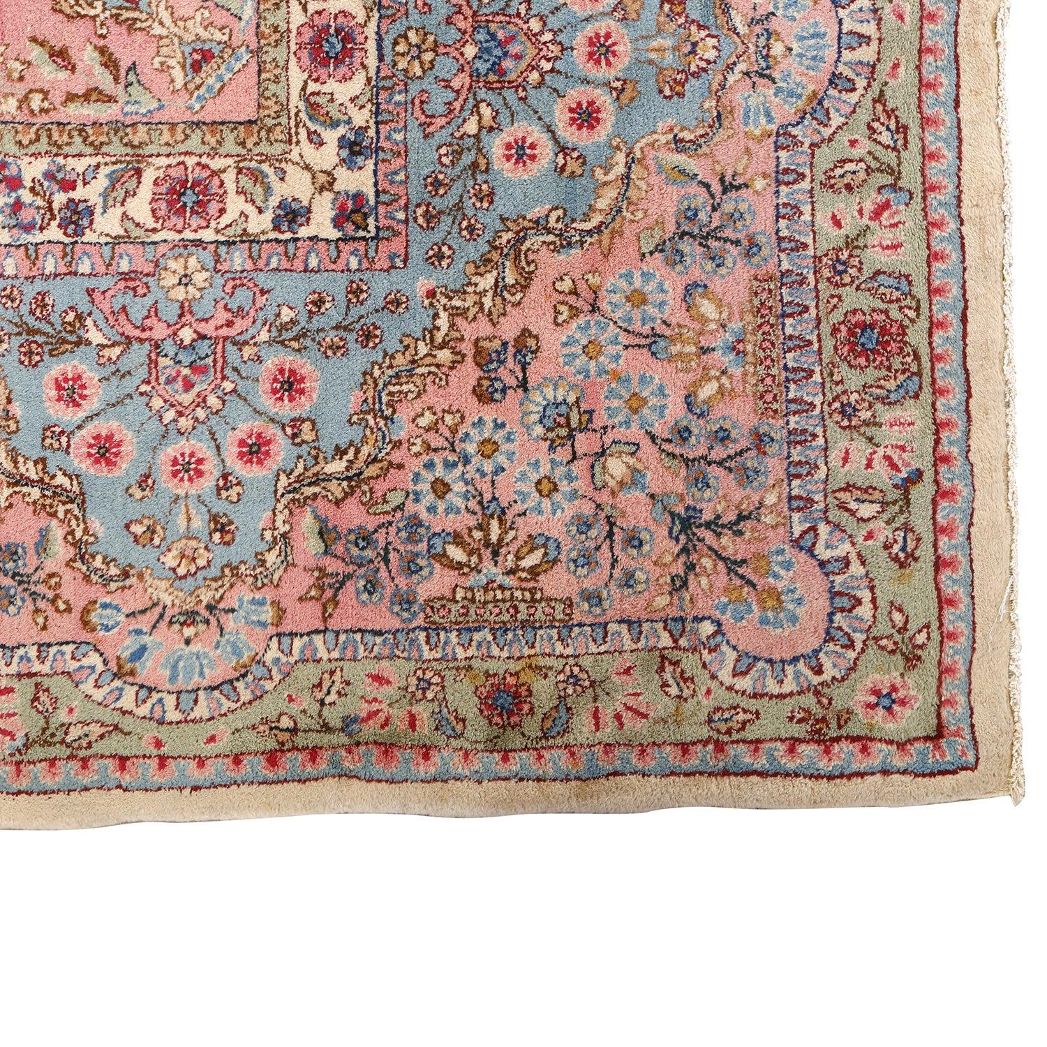 Noué à la main Tapis Kerman - Taille : 12'4 X 8'10 en vente