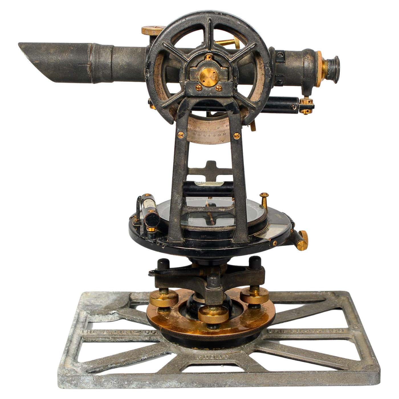 Vintage Keuffel and Esser Co. Surveyor's Transit For Sale at 1stDibs