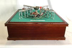 Vintage Key Wind Horse Race Game