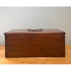 Vintage Keyhole Wooden Box