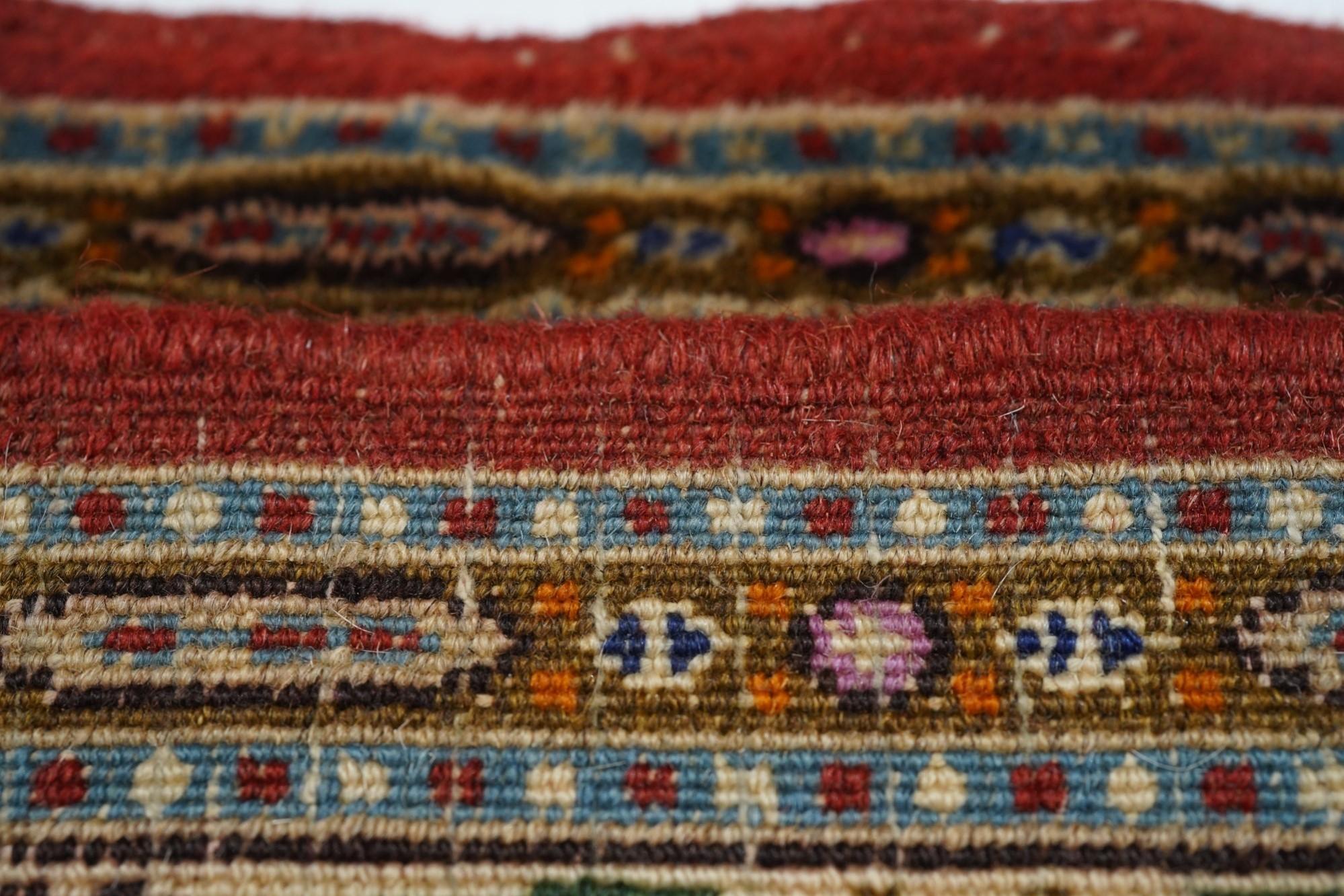 Khorassan-Teppich im Vintage-Stil, 2' x 2'11'' im Angebot 5