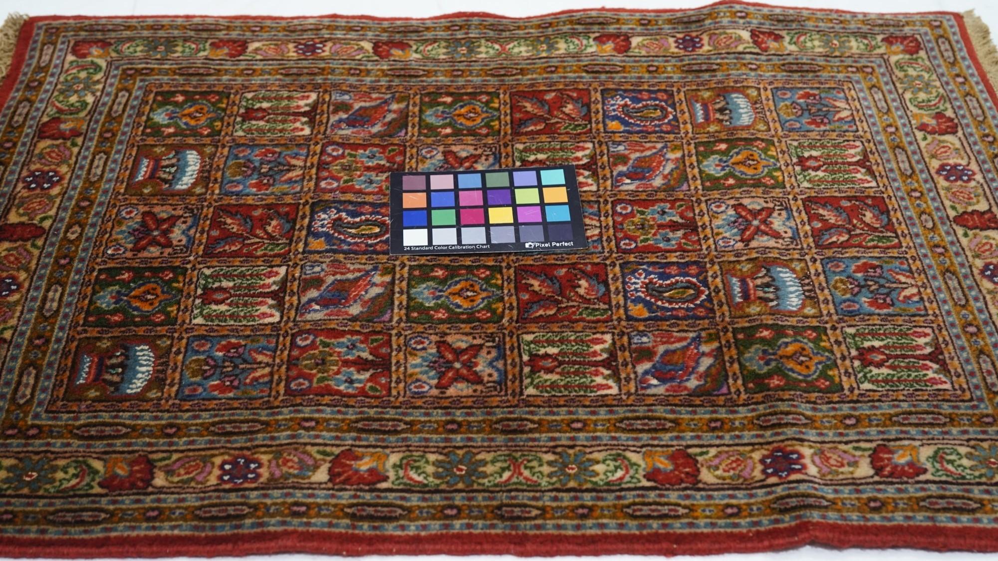 Khorassan-Teppich im Vintage-Stil, 2' x 2'11'' im Angebot 3