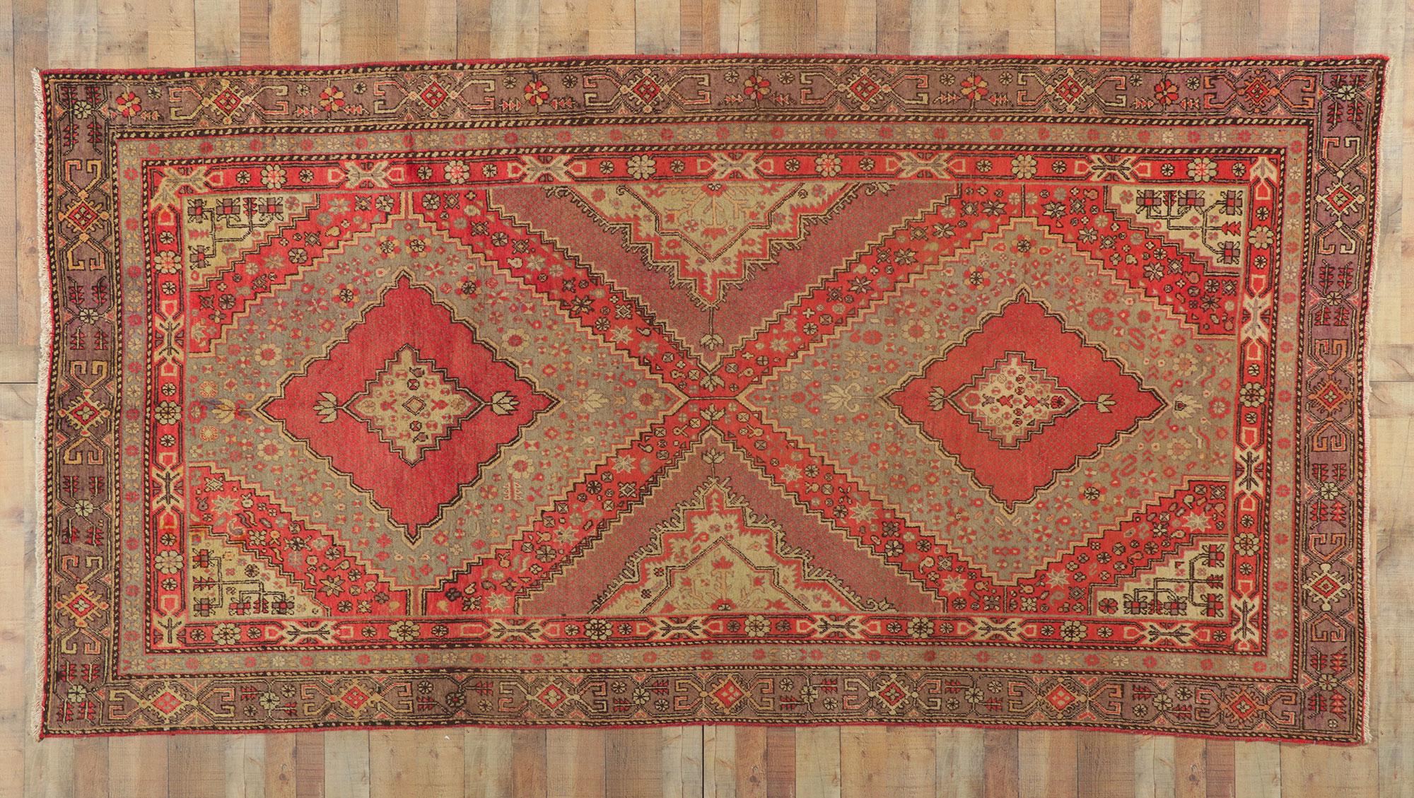 Vintage Turkestan Khotan Rug For Sale 1