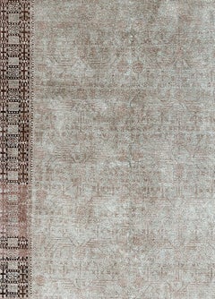 Antique Khotan Rug, Hand-Woven Wool, 6'5 x 13'1, Samarkand, 1920