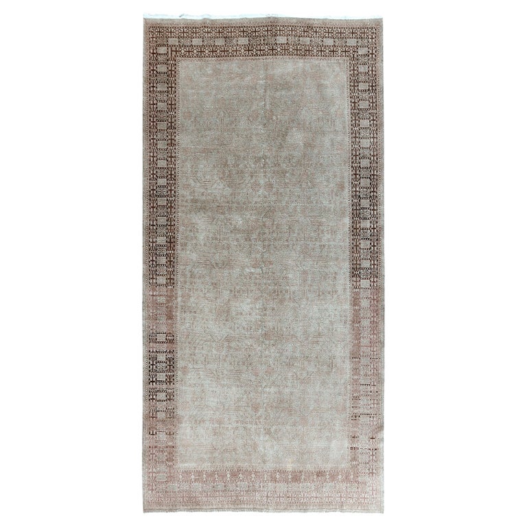 Vintage Khotan Gallery Size Rug, circa 1920 6'5 x 13'1 For Sale at 1stDibs