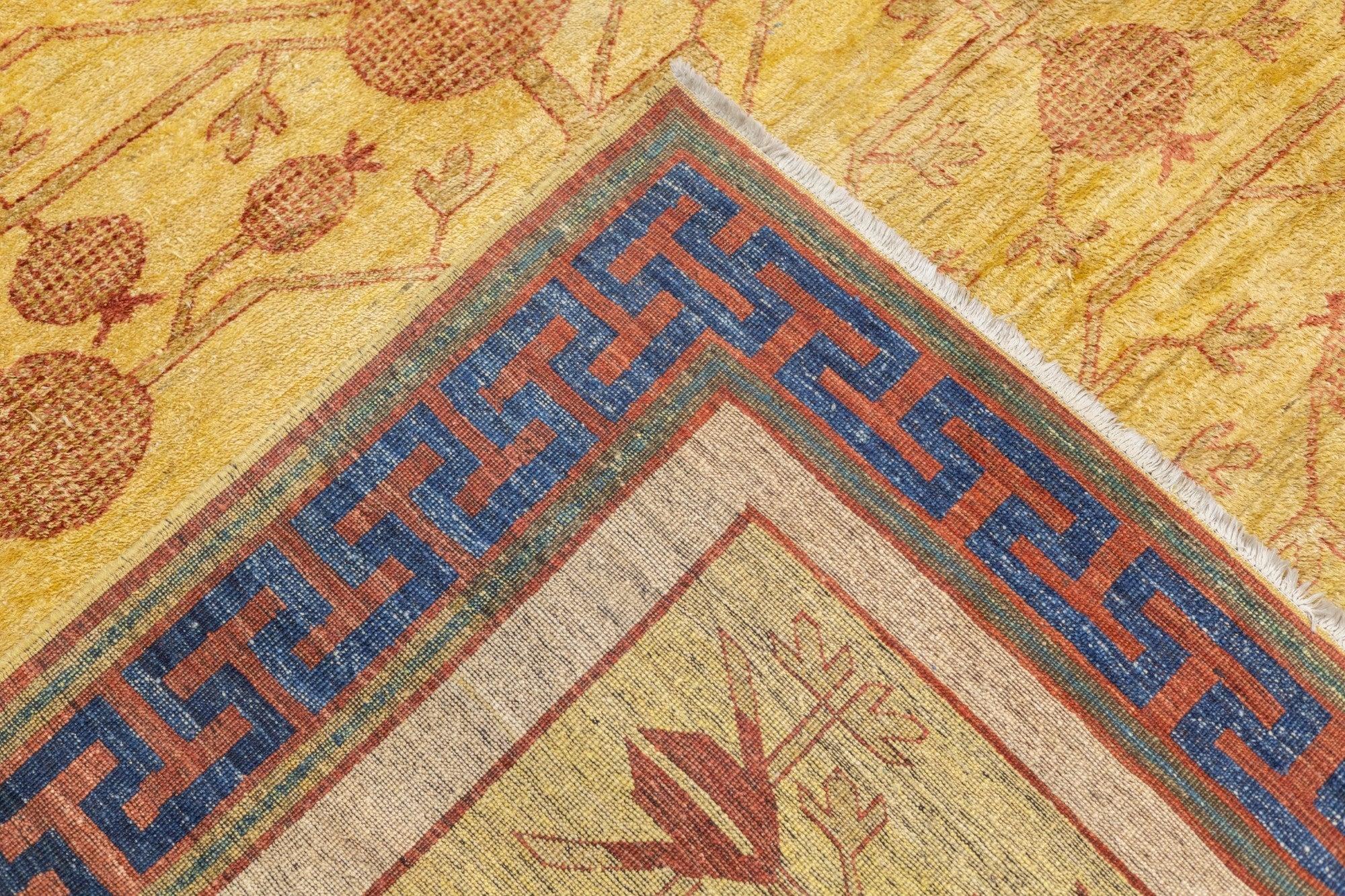 Vintage Khotan Rug 6'6