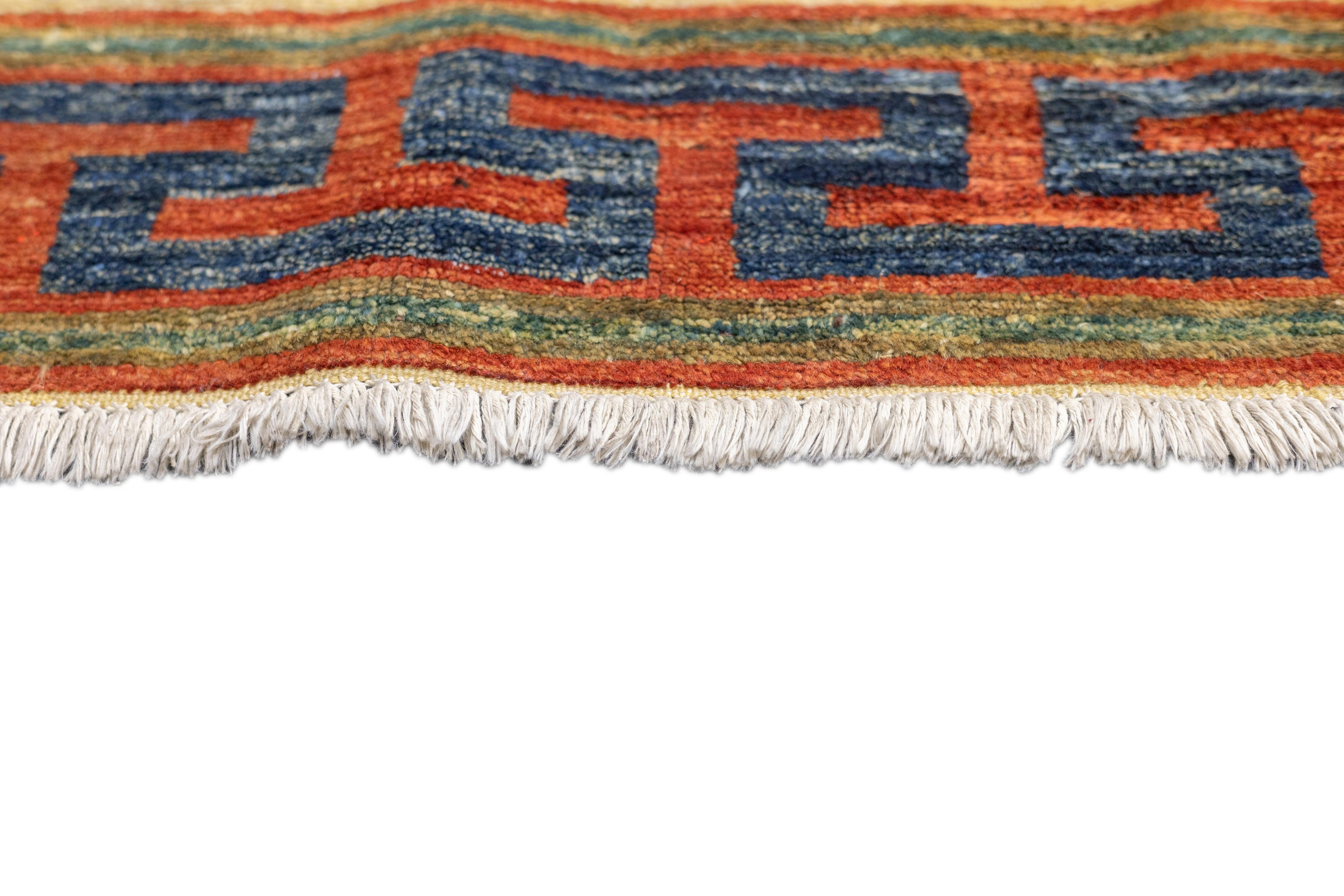 Vintage Khotan Rug 6'6