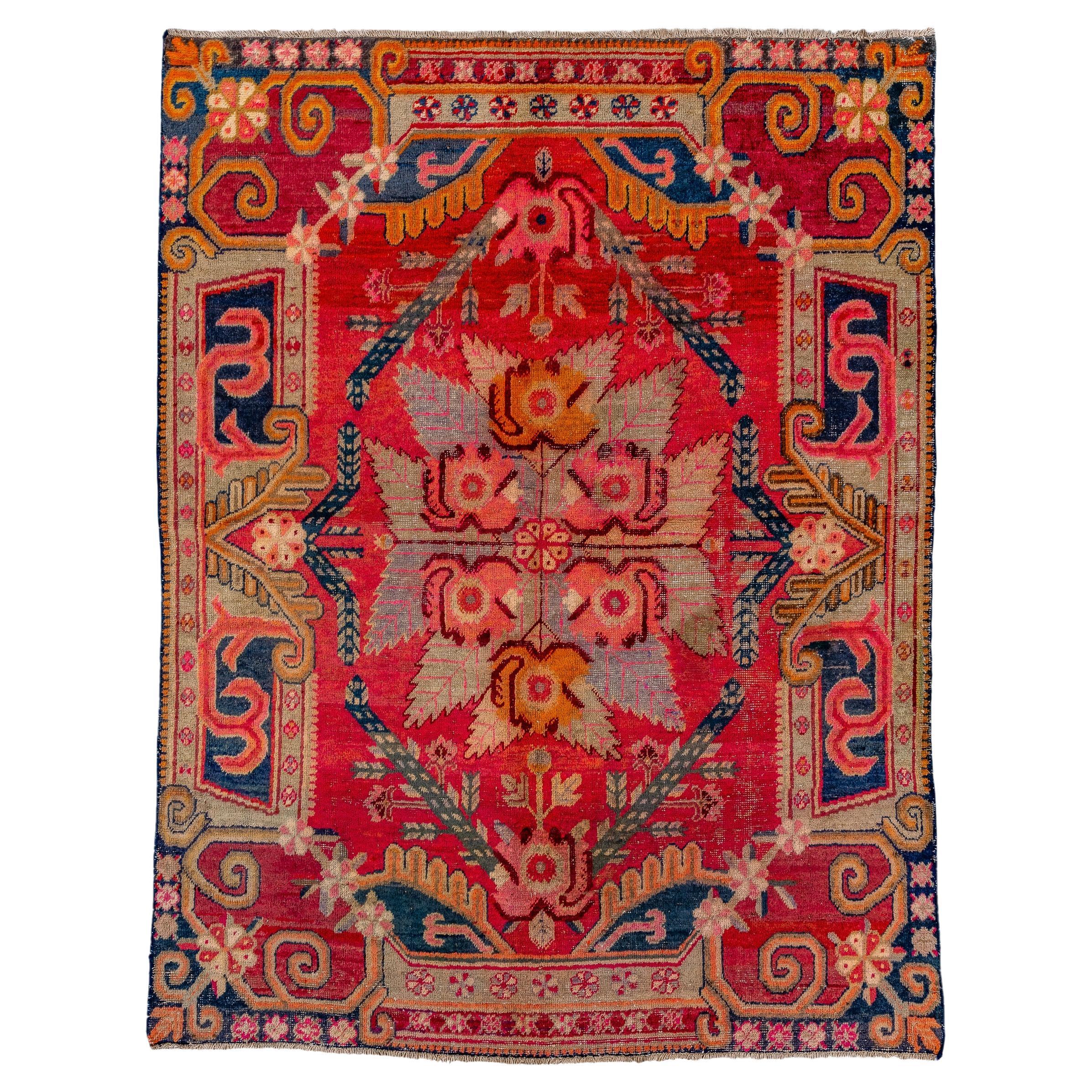 Vintage Khotan Rug For Sale