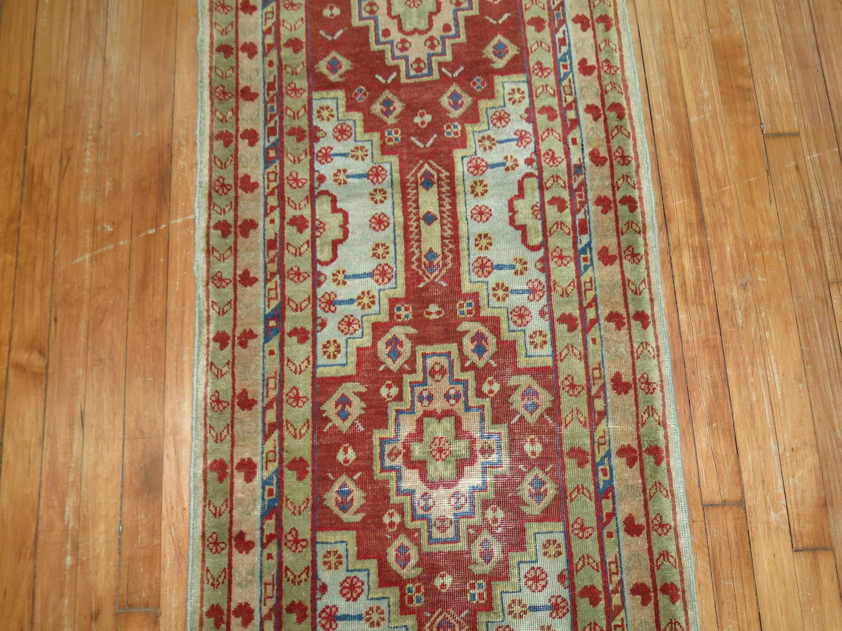 Vintage Khotan Runner In Excellent Condition In New York, NY