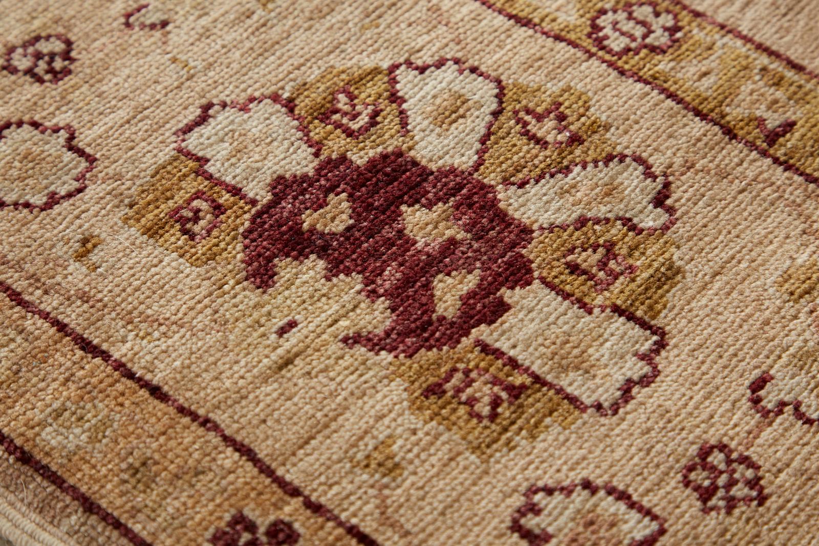 Khotan Style Beige Rug Carpet For Sale 9