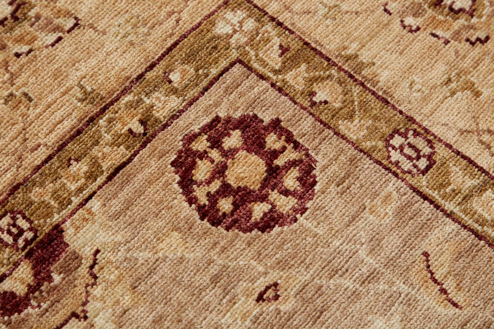 Khotan Style Beige Rug Carpet For Sale 11