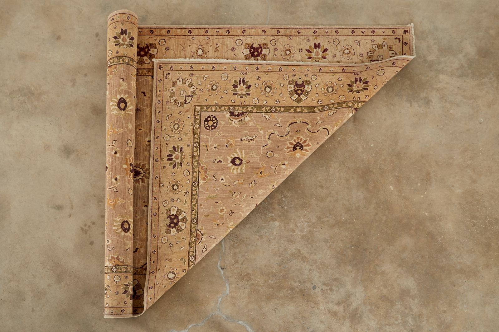 Khotan Style Beige Rug Carpet For Sale 13