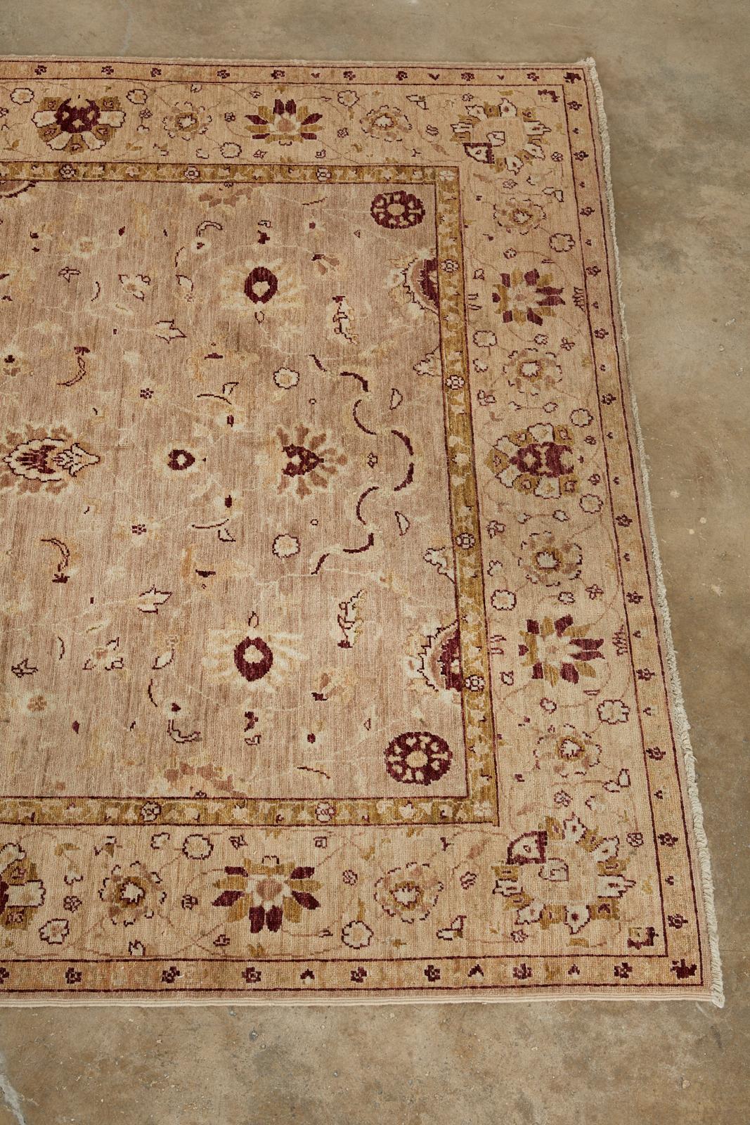 Contemporary Khotan Style Beige Rug Carpet For Sale