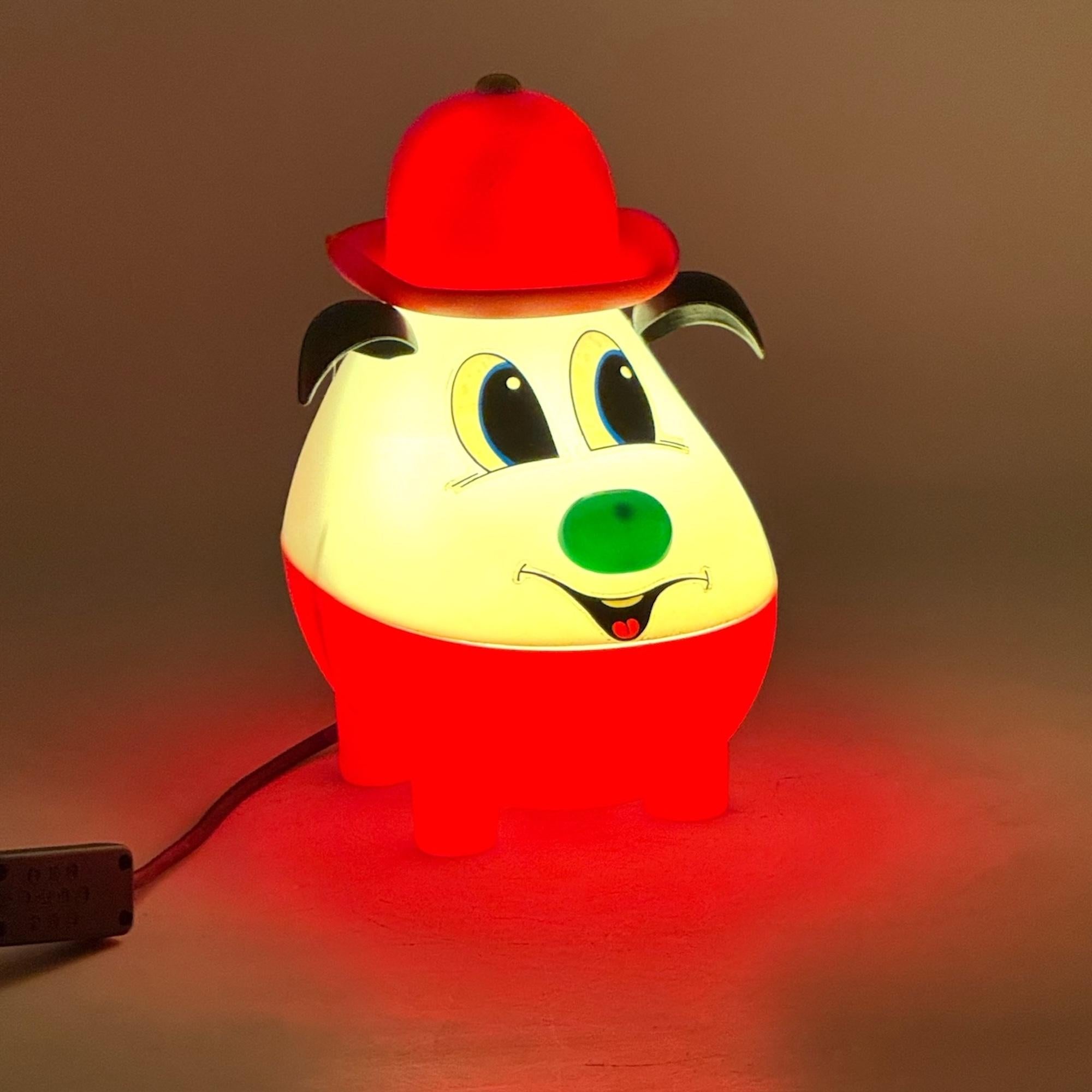 Vintage Kids Lampe von Stilfer Milano – Puppy Ambient Design-Leuchte, hergestellt in Italien 5