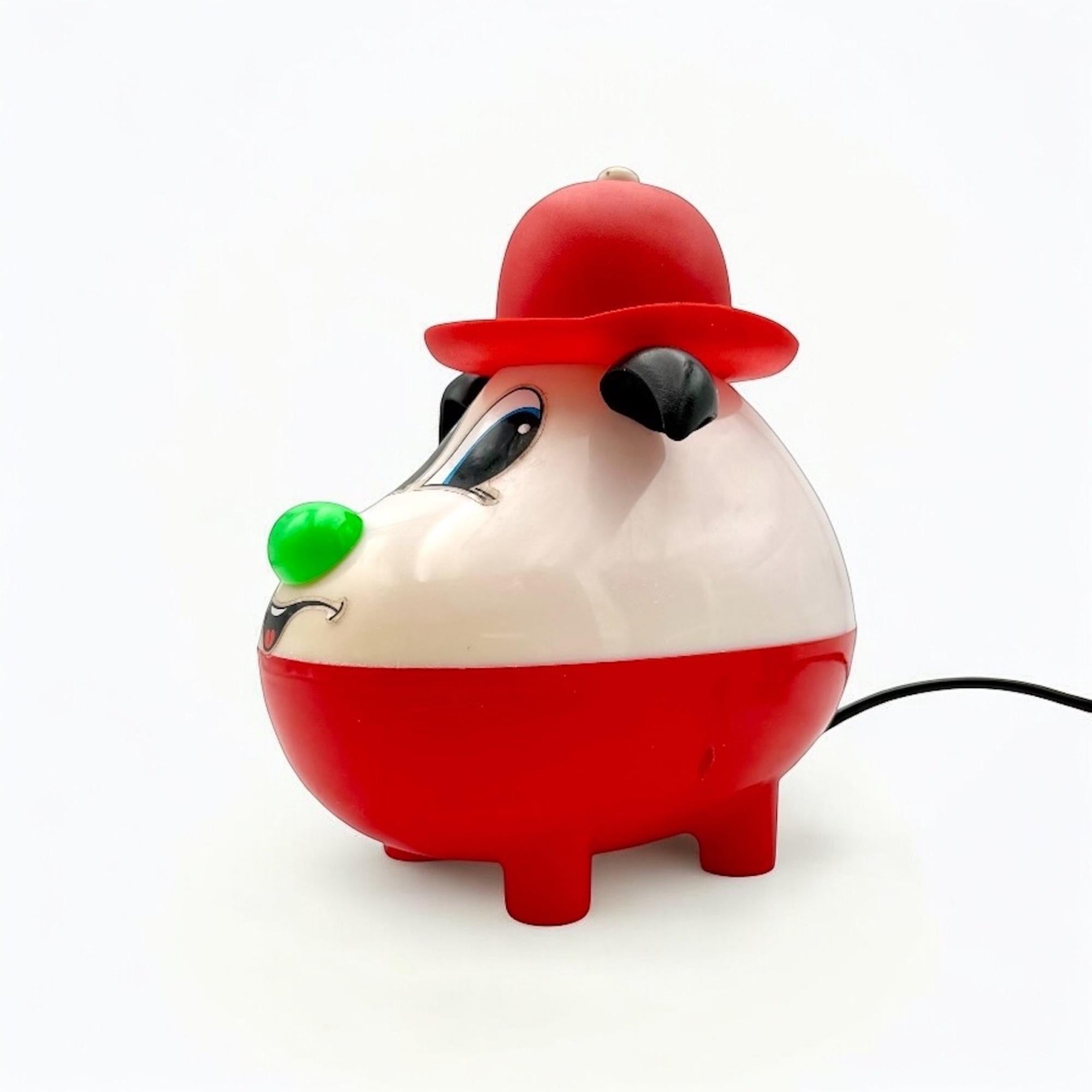 Vintage Kids Lampe von Stilfer Milano – Puppy Ambient Design-Leuchte, hergestellt in Italien (Ende des 20. Jahrhunderts)