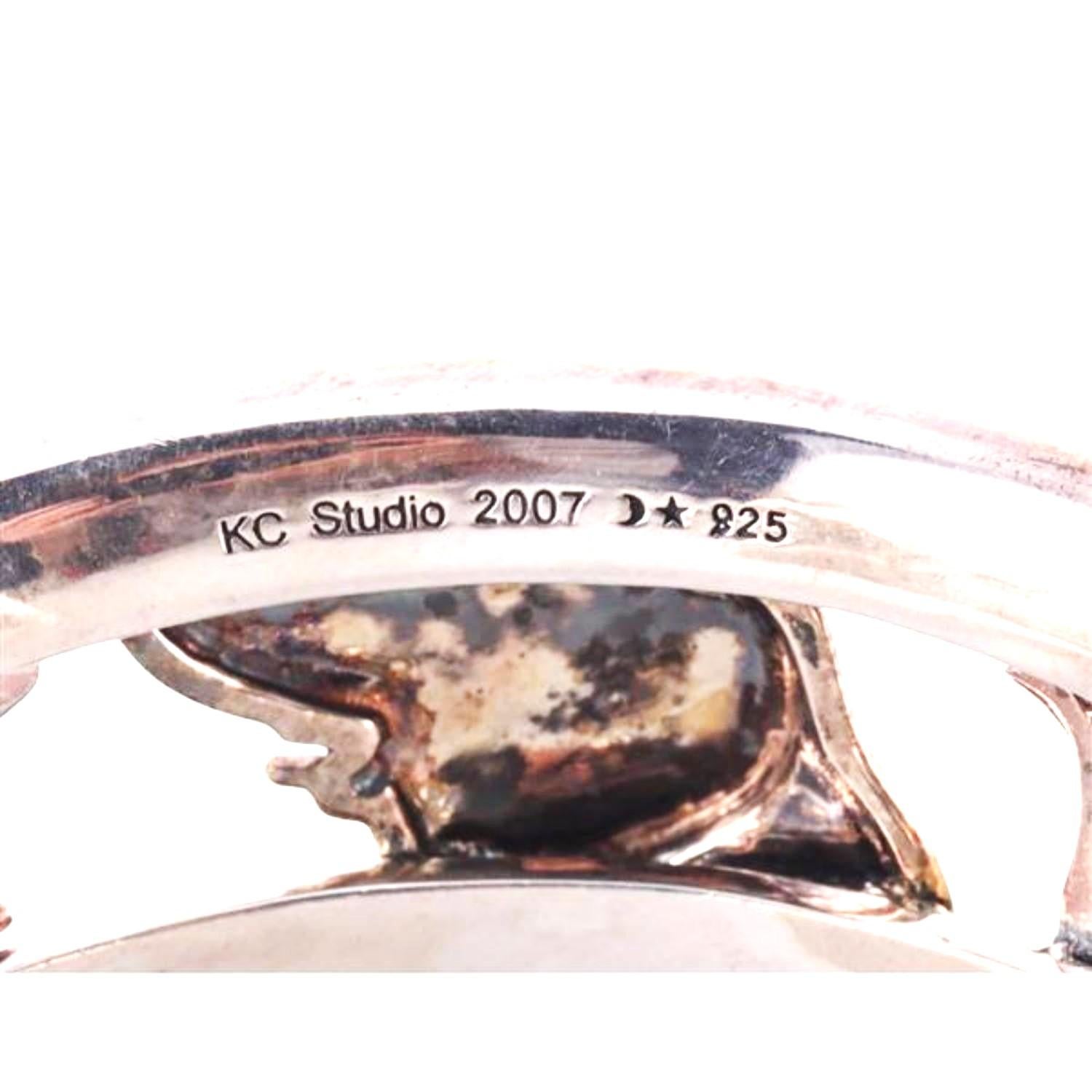 KIESELSTEIN-CORD Bracciale d'argento con elefante d'annata in vendita 5