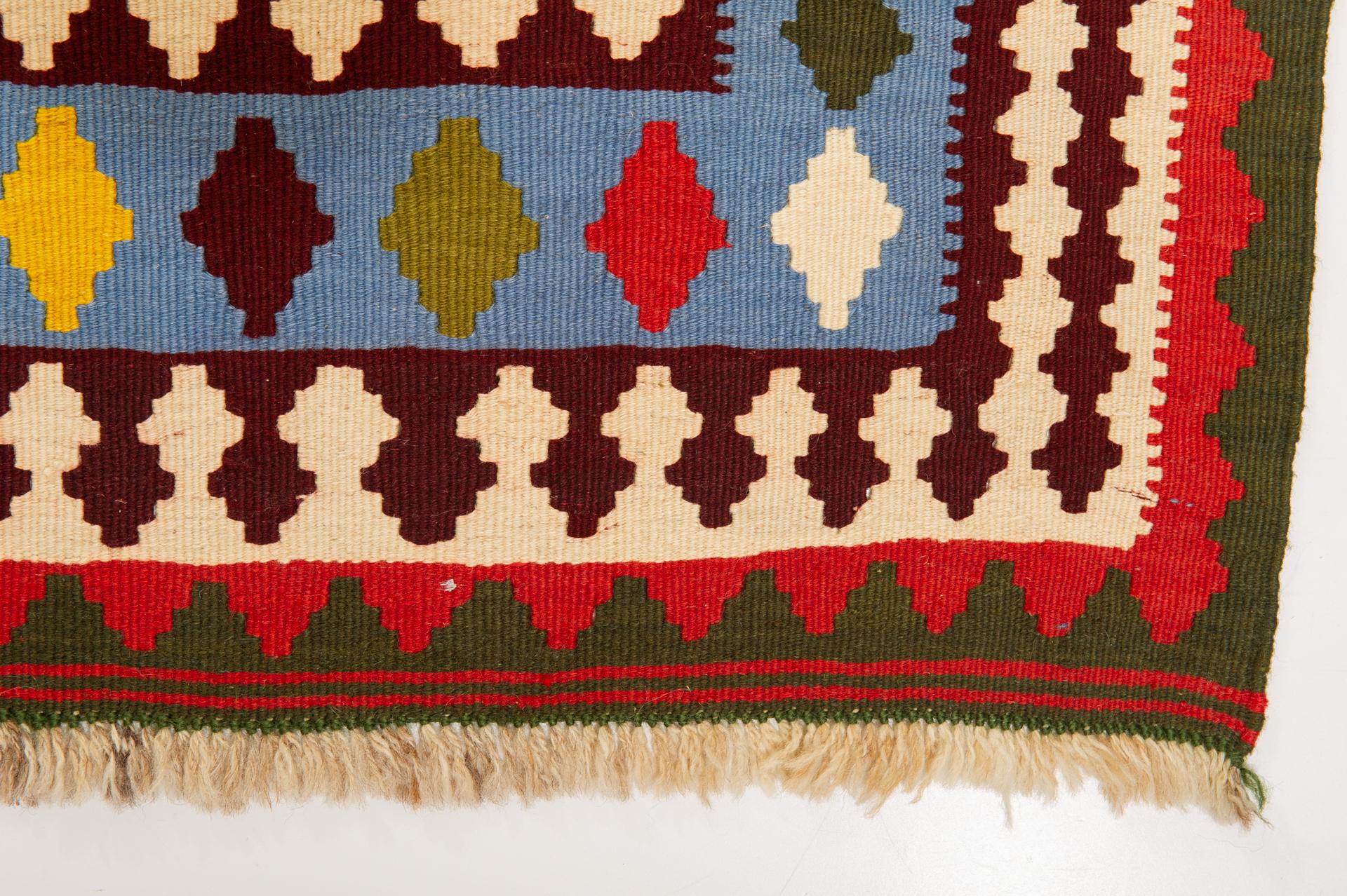 Azerbaijani Vintage Kilim AZERI For Sale