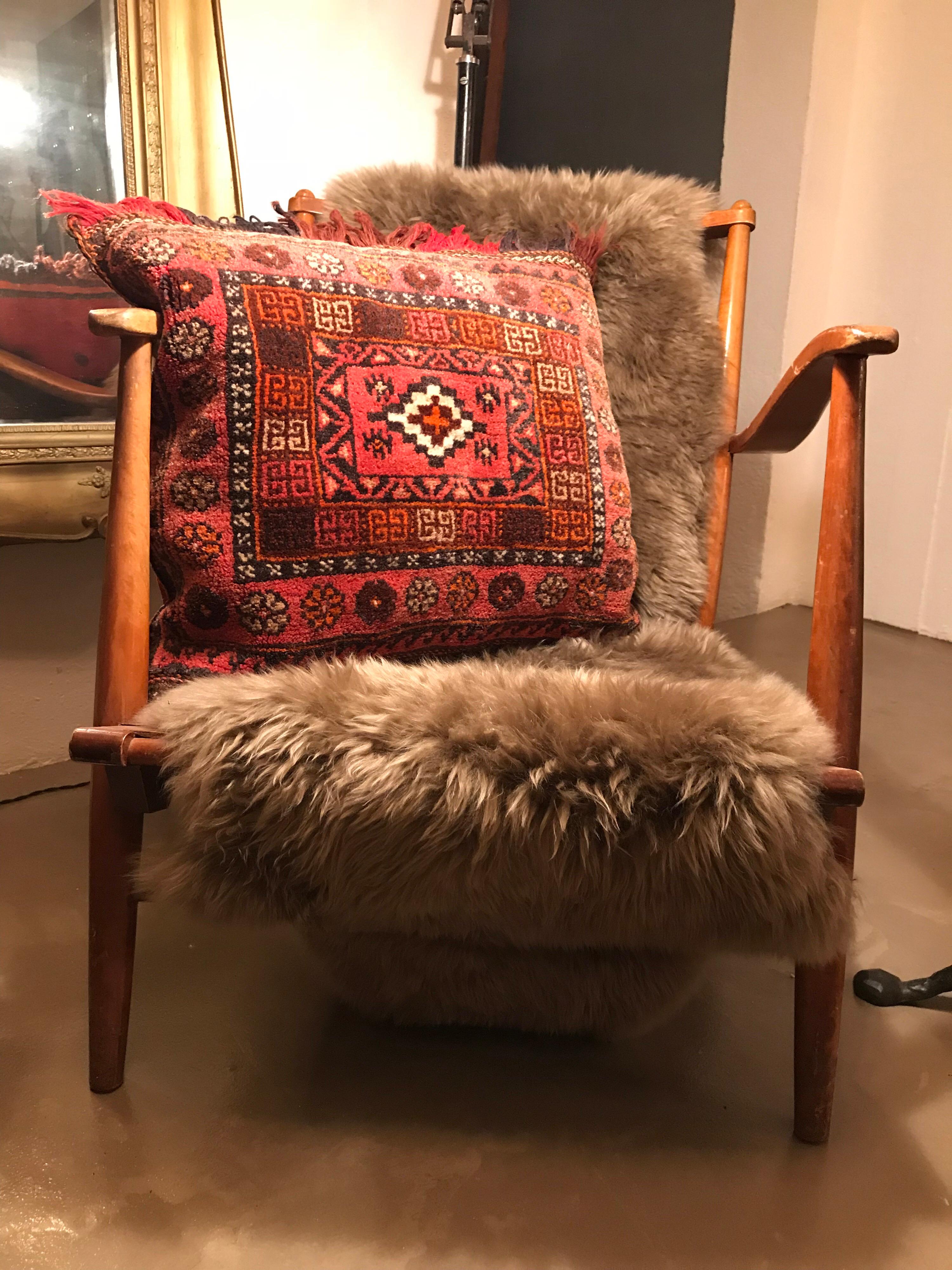 Turkish Vintage Kilim Camel Bag Cushions