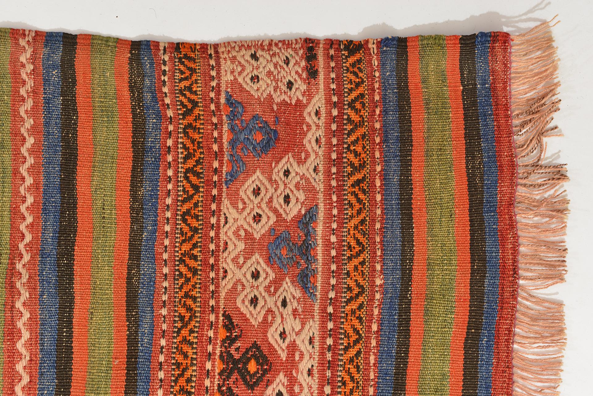 Vintage Kelim- Cicim MALATYA (Türkisch) im Angebot