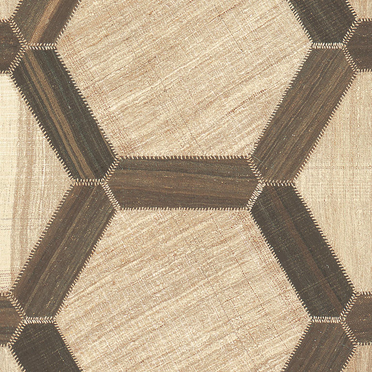 Tessuto a mano Composizione Kilim vintage in vendita