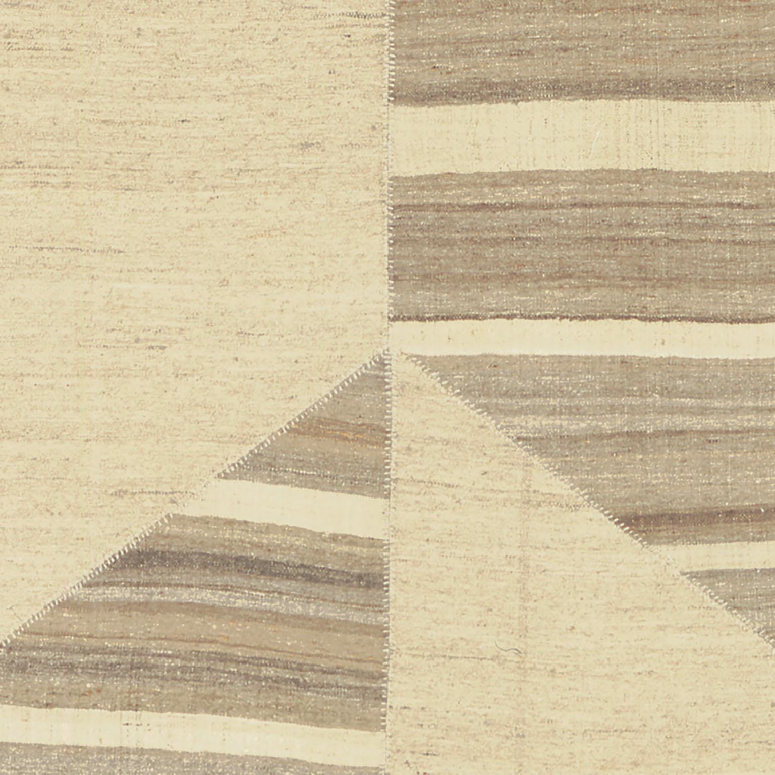 Hand-Woven Vintage Kilim Composition For Sale