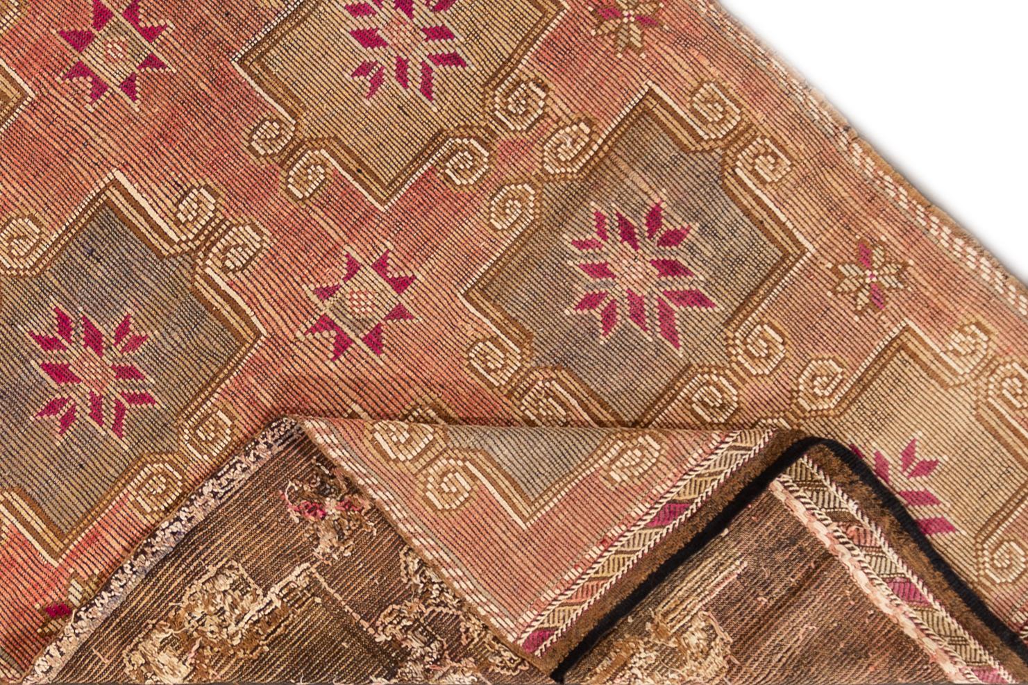 Persian Vintage Kilim Flat-Weave Rug