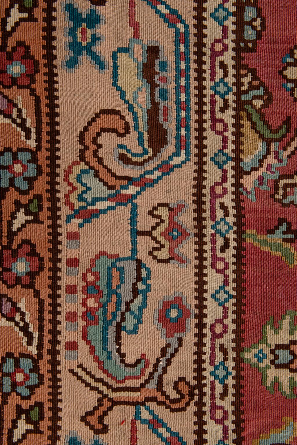  Large Turkish Elegant Kilim  For Sale 3