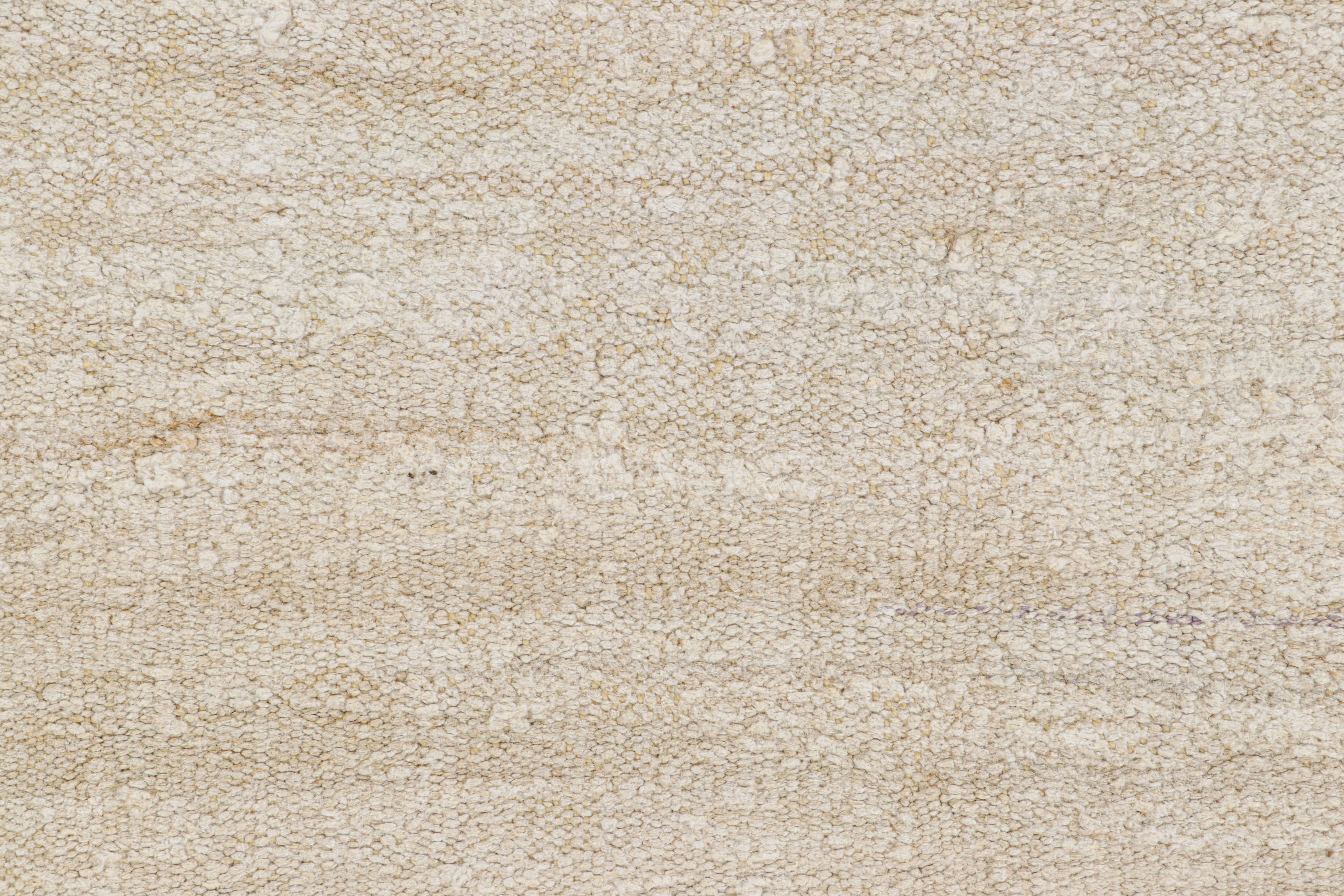 Turkish Vintage Kilim in Ivory and Cream White Tones and Neutrals  Rug & Kilim For Sale