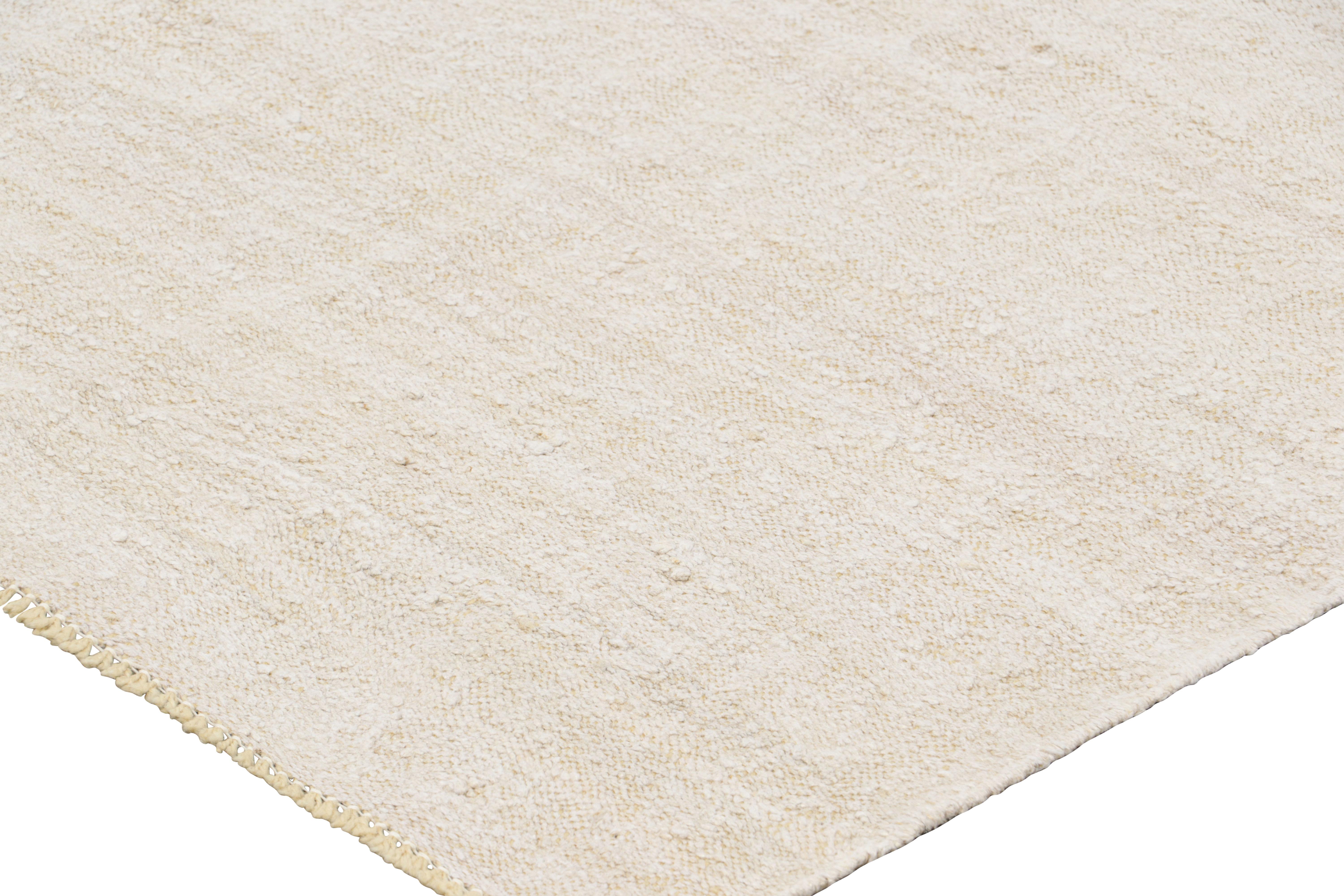 Mid-20th Century Vintage Kilim in Ivory and Cream White Tones and Neutrals  Rug & Kilim For Sale